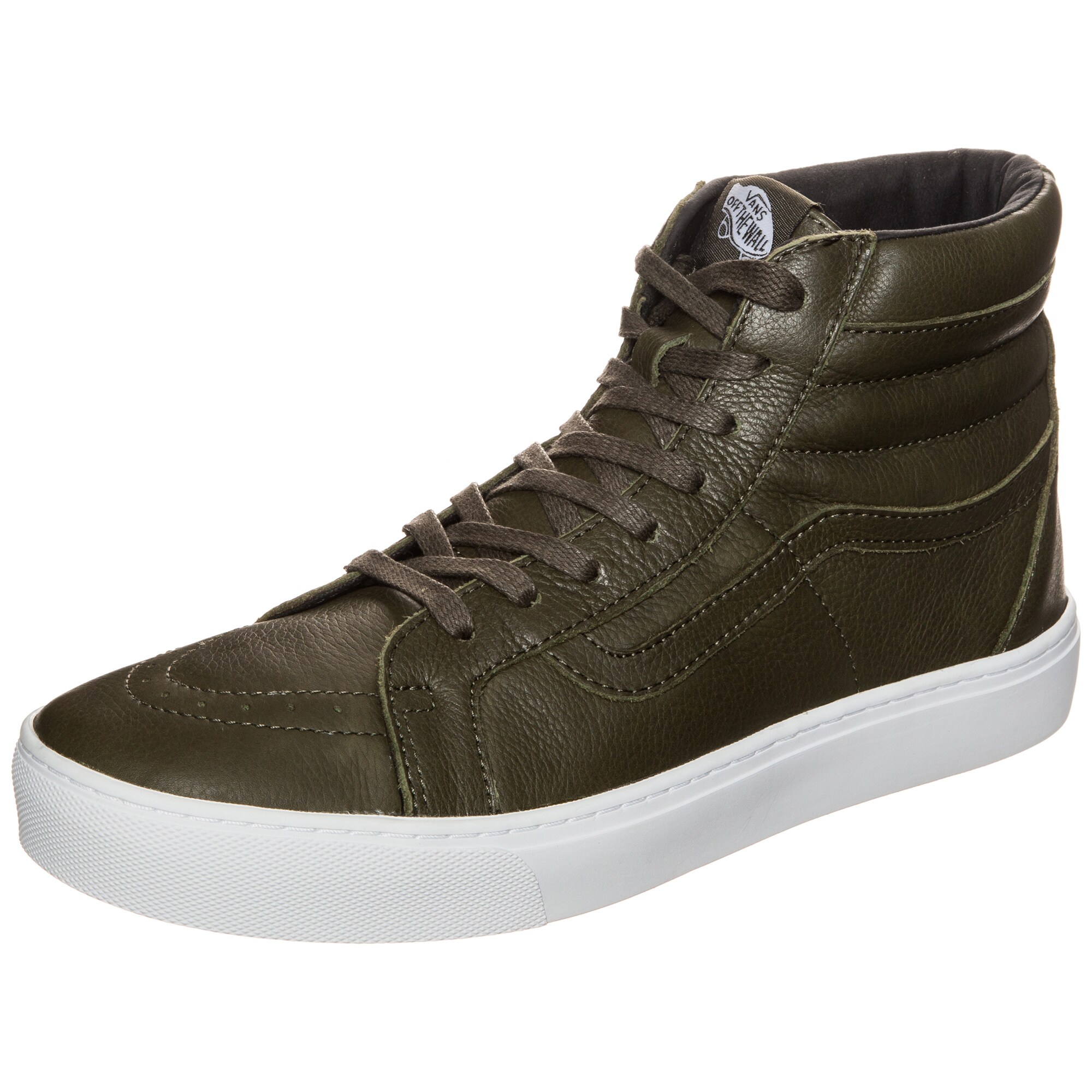 Vans Heren Sneakers Hoog Olijfgroen vans kopen in de aanbieding