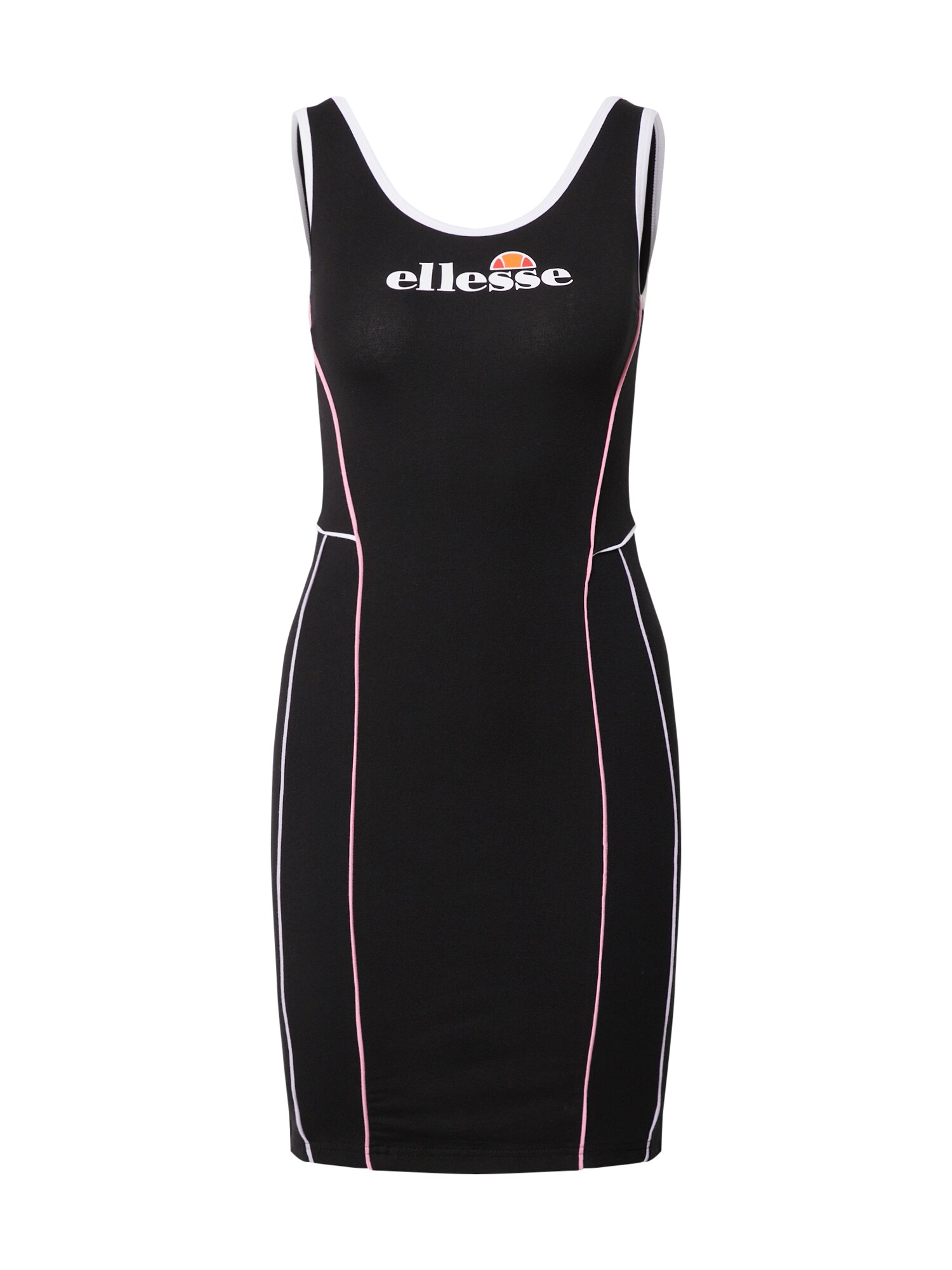 ELLESSE Suknelė 'Transpa'  juoda / balta / pastelinė violetinė