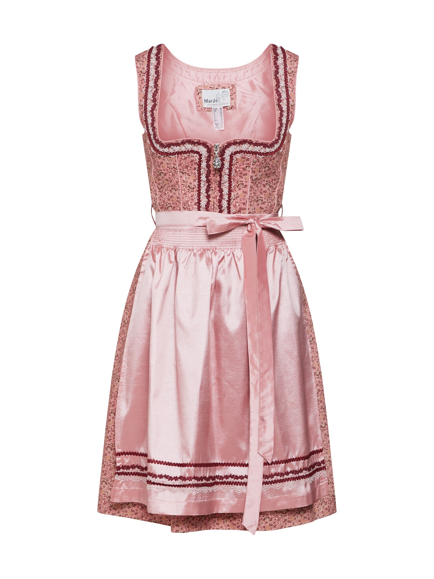 Marjo Dames Dirndl Bonte Gemengde Kleuren Rosa marjo kopen in de aanbieding