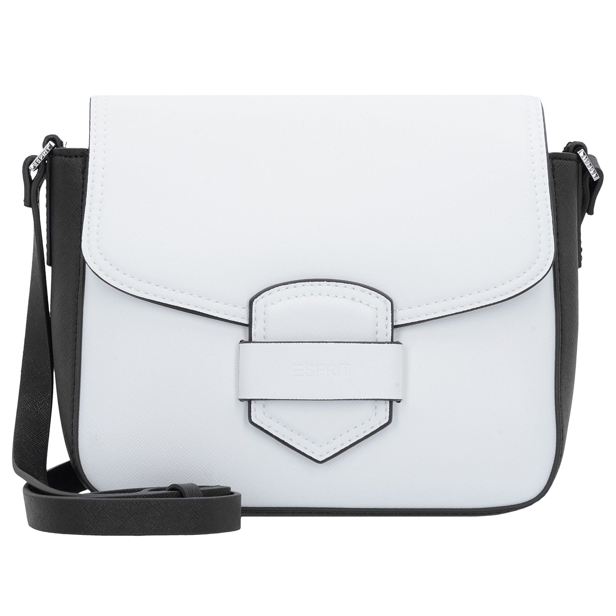 Esprit Dames Schoudertas Lara Zwart Wit esprit kopen in de aanbieding