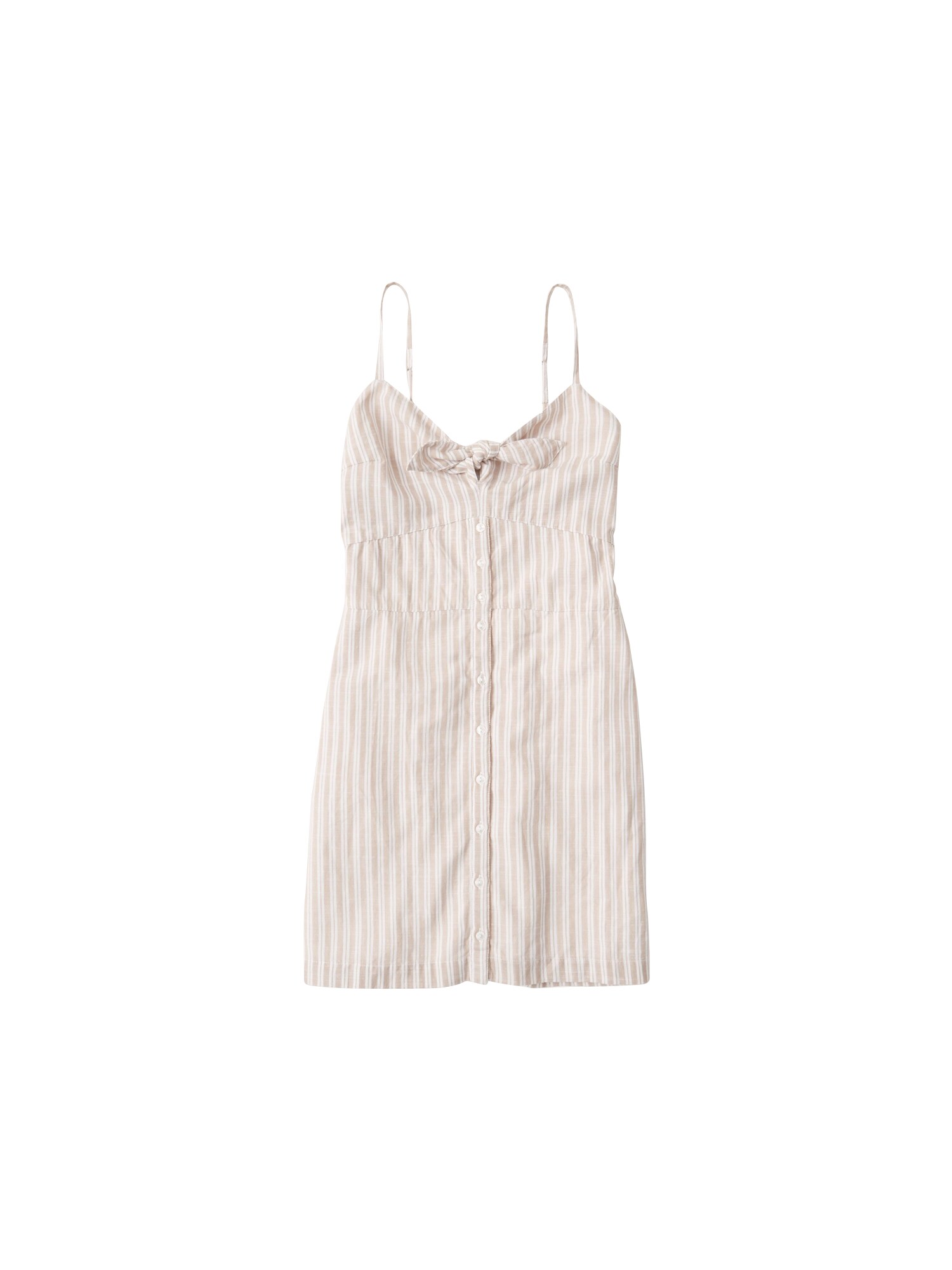 Abercrombie & Fitch Suknelė  balta / smėlio