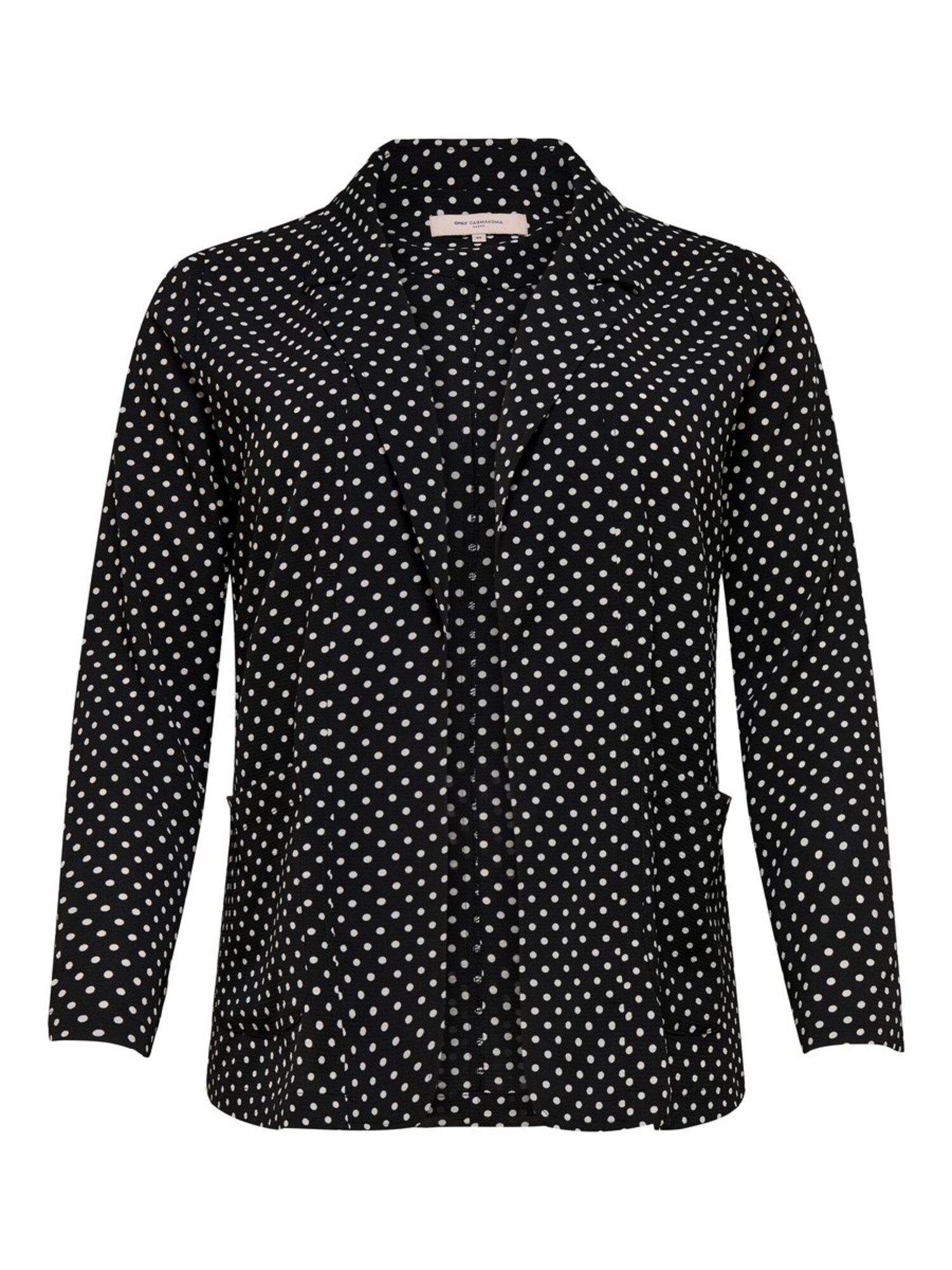 Only Carmakoma Dames Blazers Zwart Wit only carmakoma kopen in de aanbieding