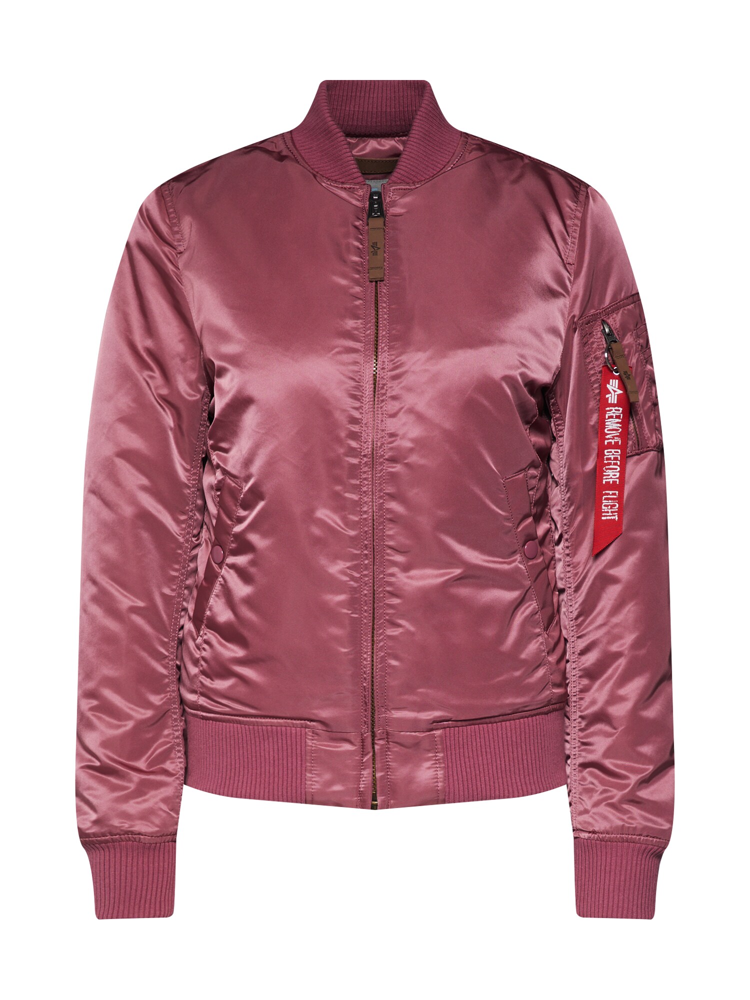 ALPHA INDUSTRIES Prechodná bunda  malinová