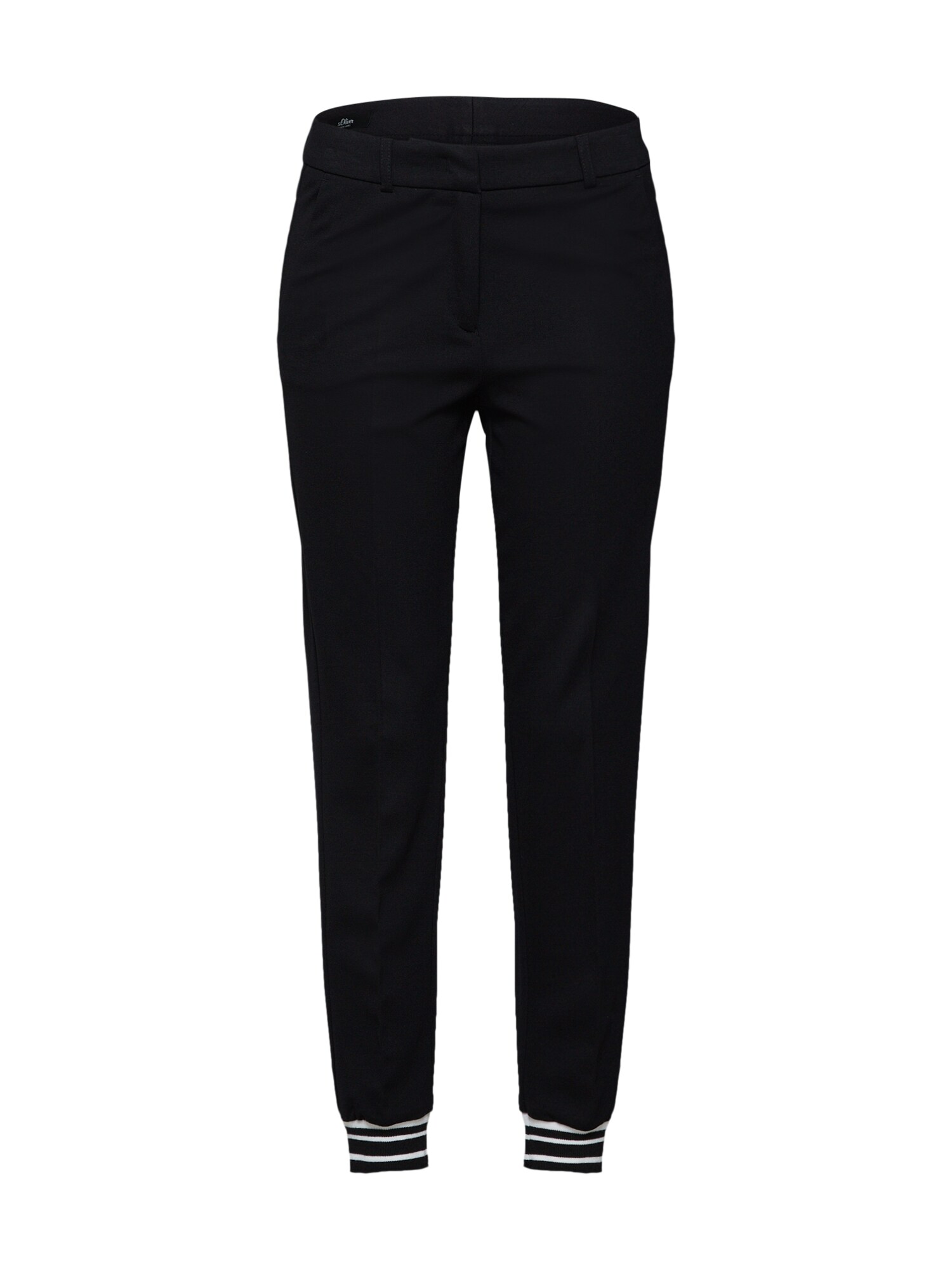 Soliver Black Label Dames Broek Zwart soliver black label kopen in de aanbieding