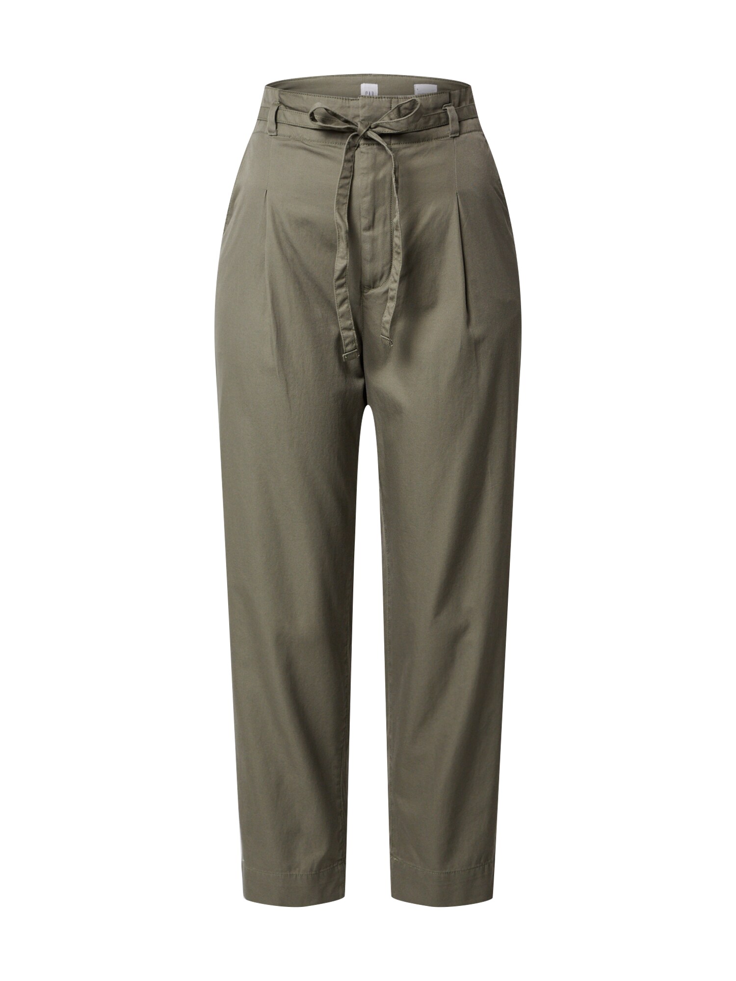 GAP Kelnės 'PAPERBAG KHAKI TAPER'  alyvuogių spalva