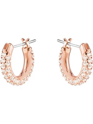 Swarovski Pendientes 'Dextera'  oro rosa / plata / transparente