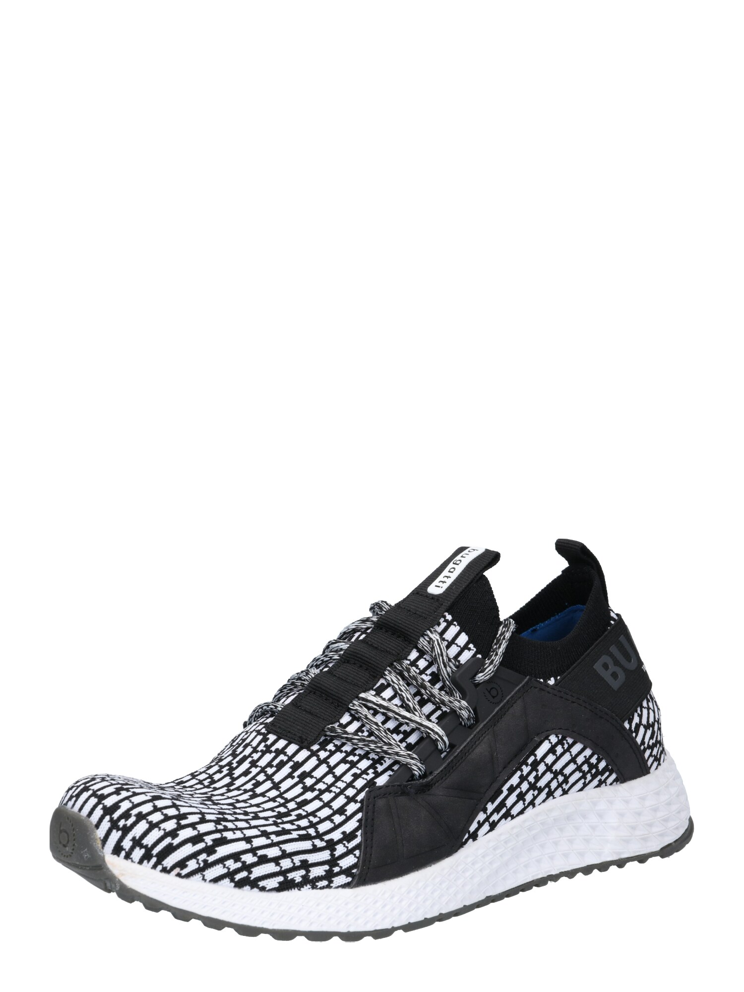 Bugatti Heren Sneakers Laag Java Ii Zwart Wit bugatti kopen in de aanbieding