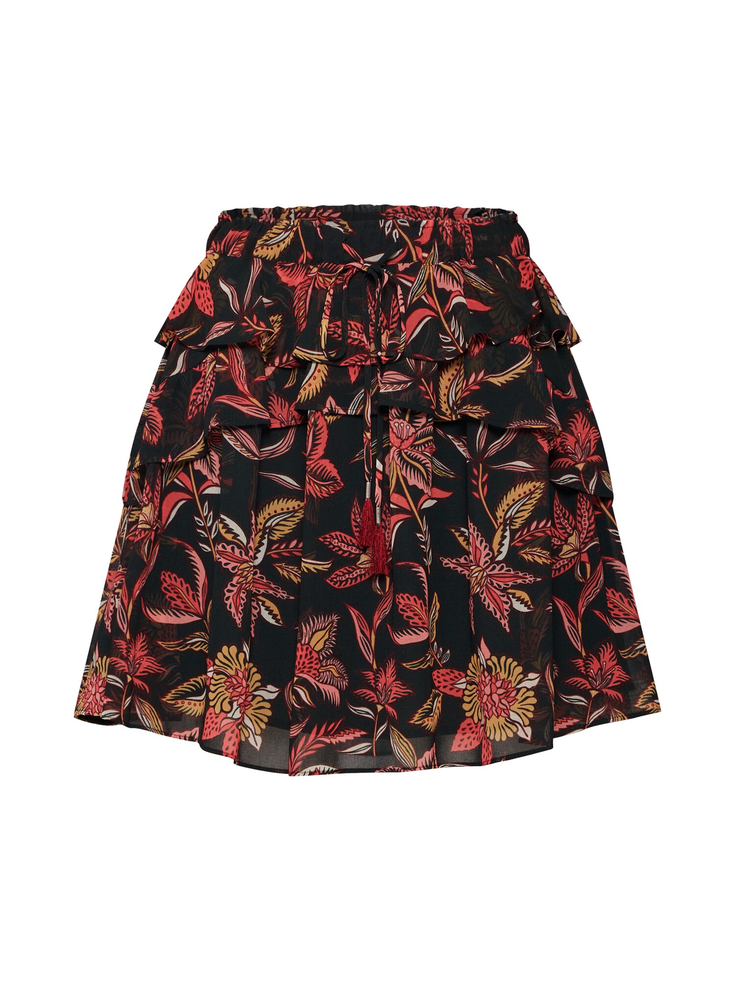 Scotch Soda Dames Rok Gemengde Kleuren Zwart scotch soda kopen in de aanbieding
