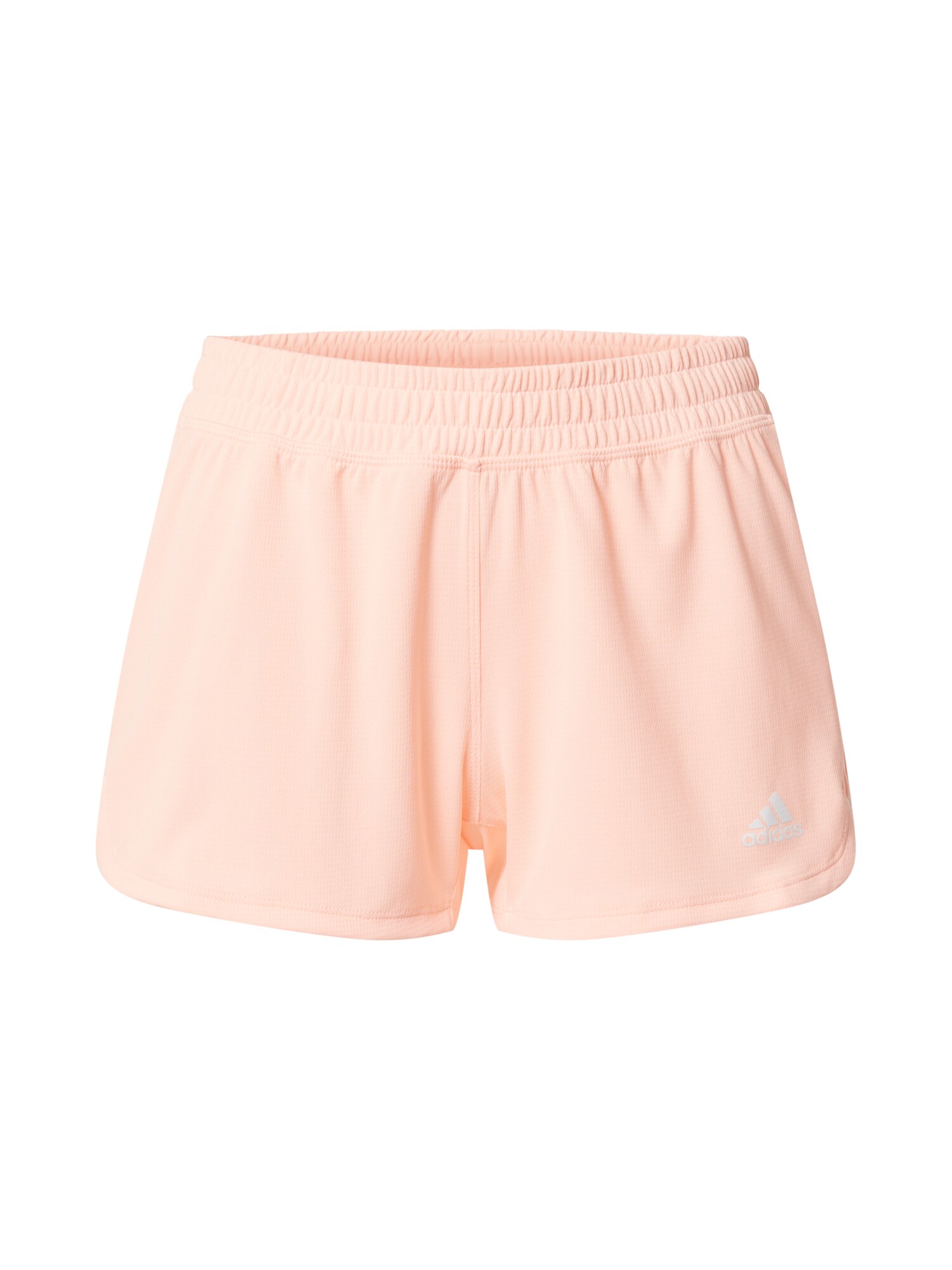 ADIDAS PERFORMANCE Sportinės kelnės 'Pacer'  balta / pastelinė rožinė