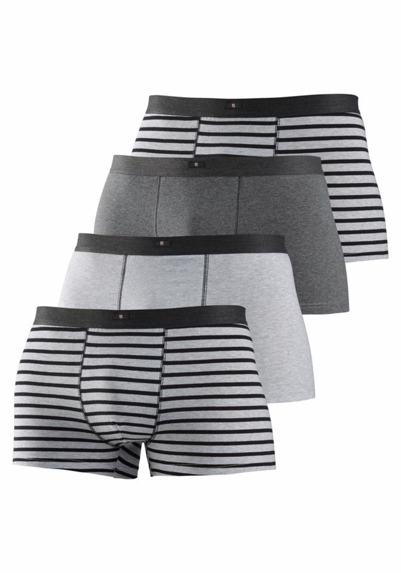 His Heren Boxershorts Grijs Antraciet Gemeleerd his kopen in de aanbieding