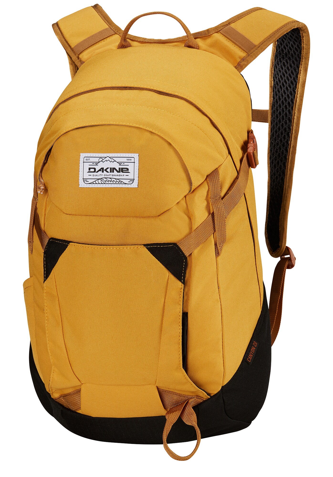 Dakine Dames Rugzak Canyon Mosterd Grijs Zwart dakine kopen in de aanbieding