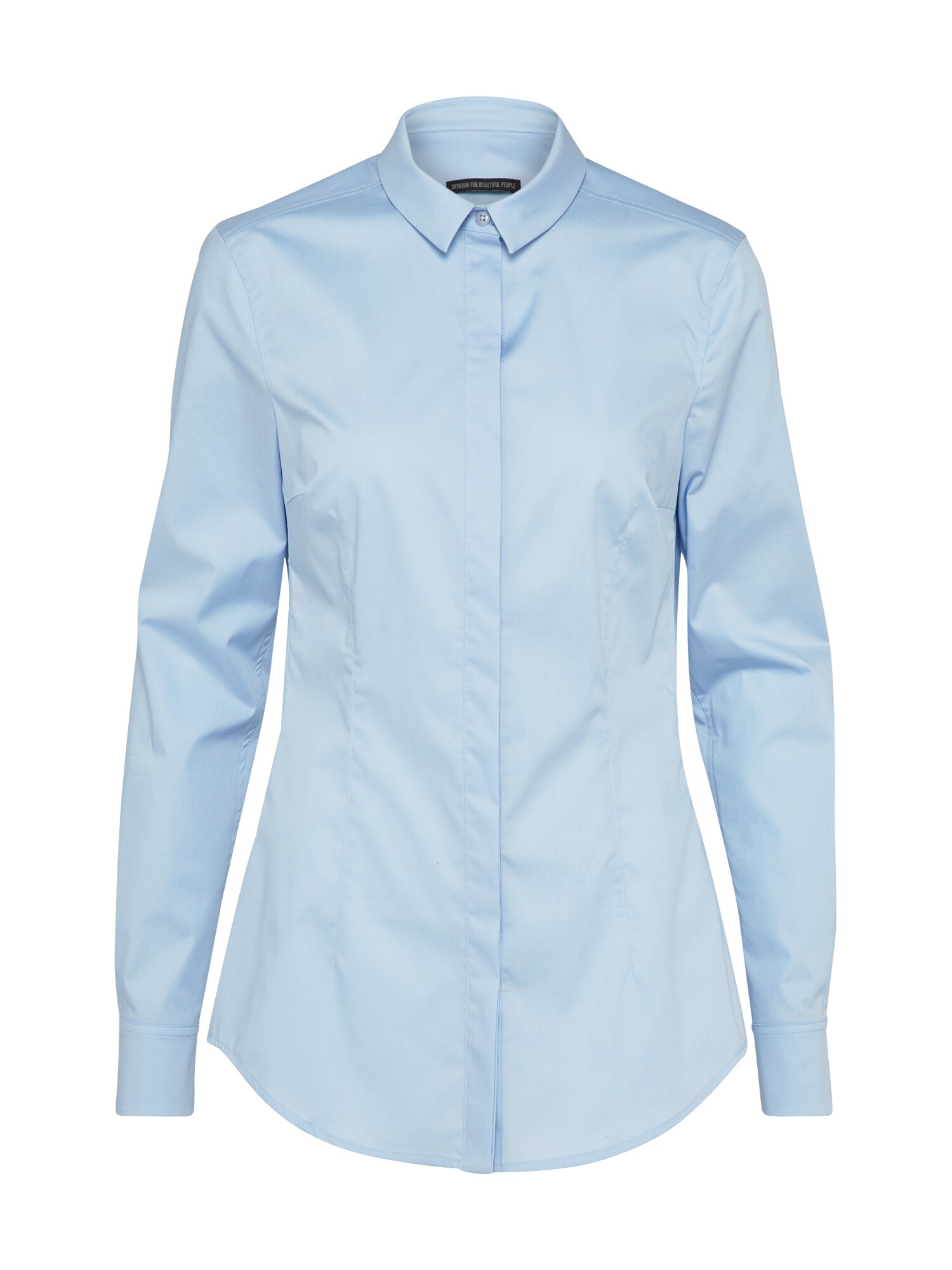 Drykorn Dames Blouse Livy Lichtblauw drykorn kopen in de aanbieding