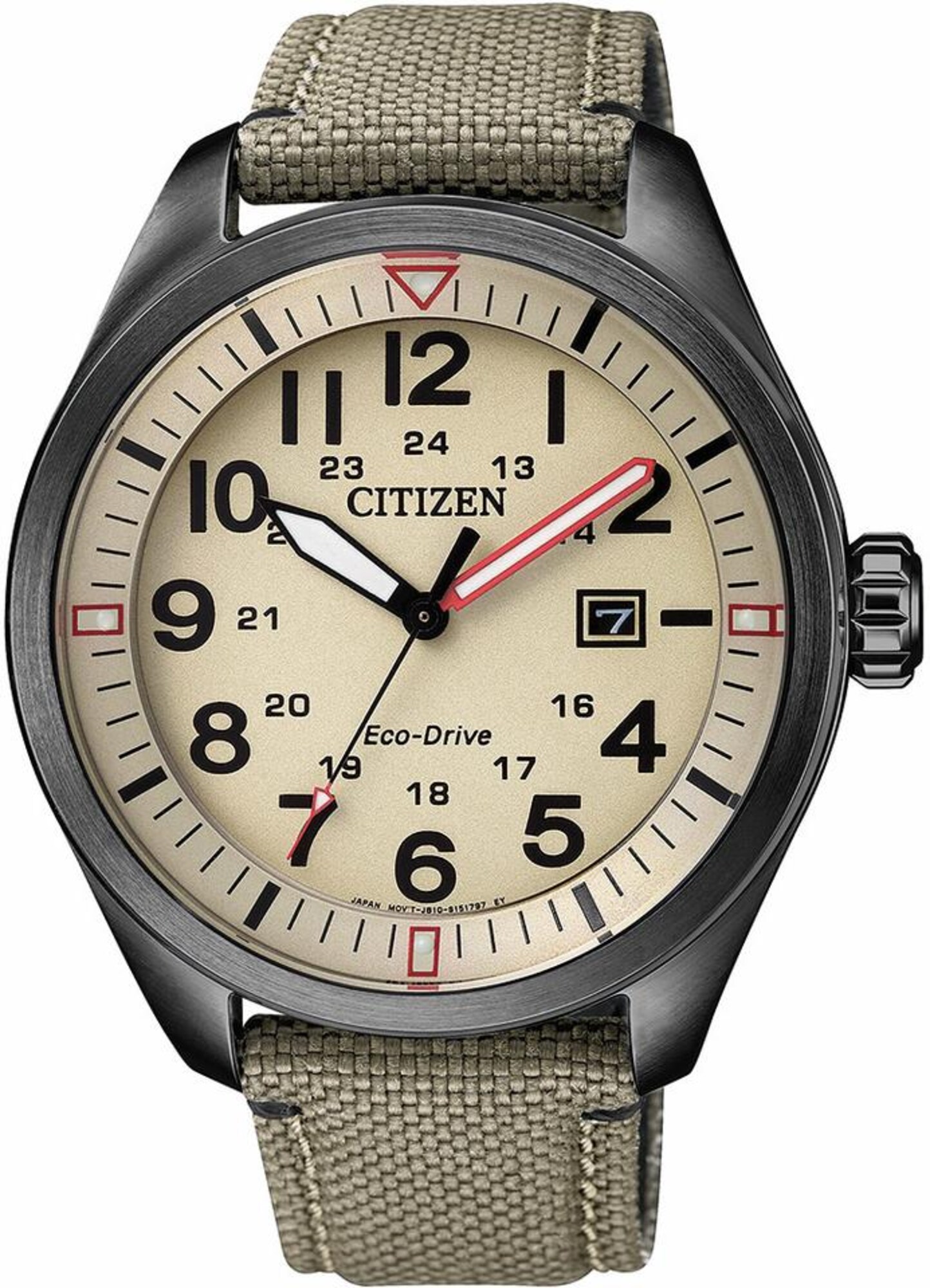 CITIZEN Solaruhr AW5005-12X beige / dunkelbeige