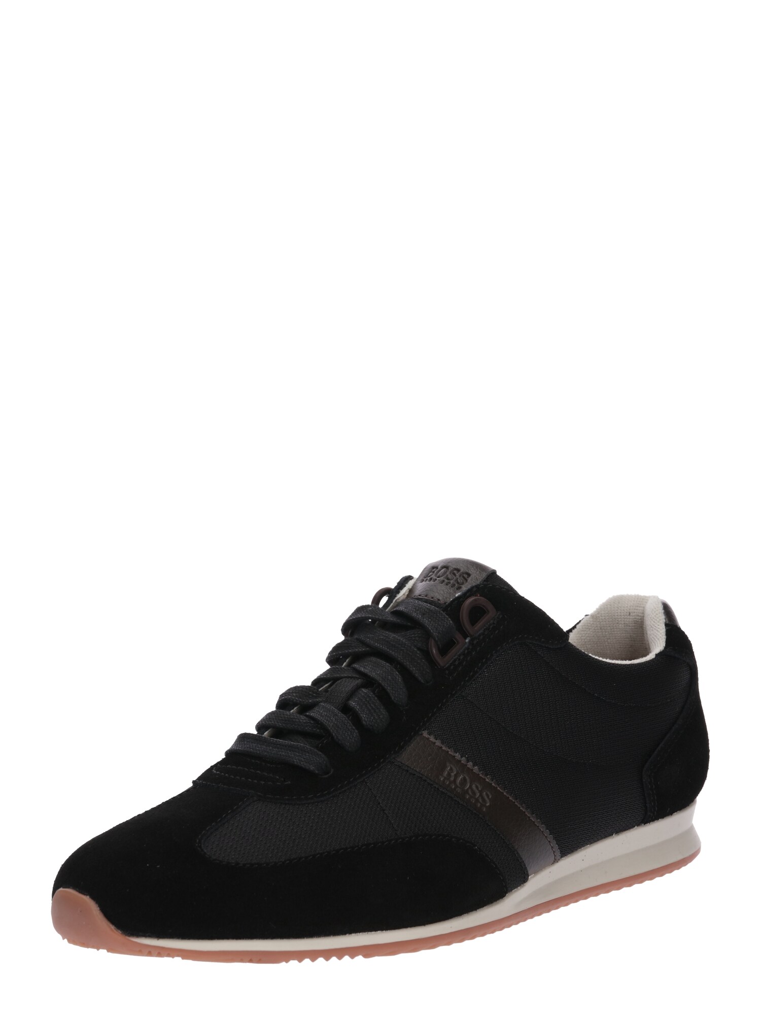 Boss Heren Sneakers Laag Orlando Zwart boss kopen in de aanbieding