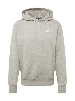 Nike Sportswear Sweatshirt ‘Club Fleece’ Grijs gemêleerd