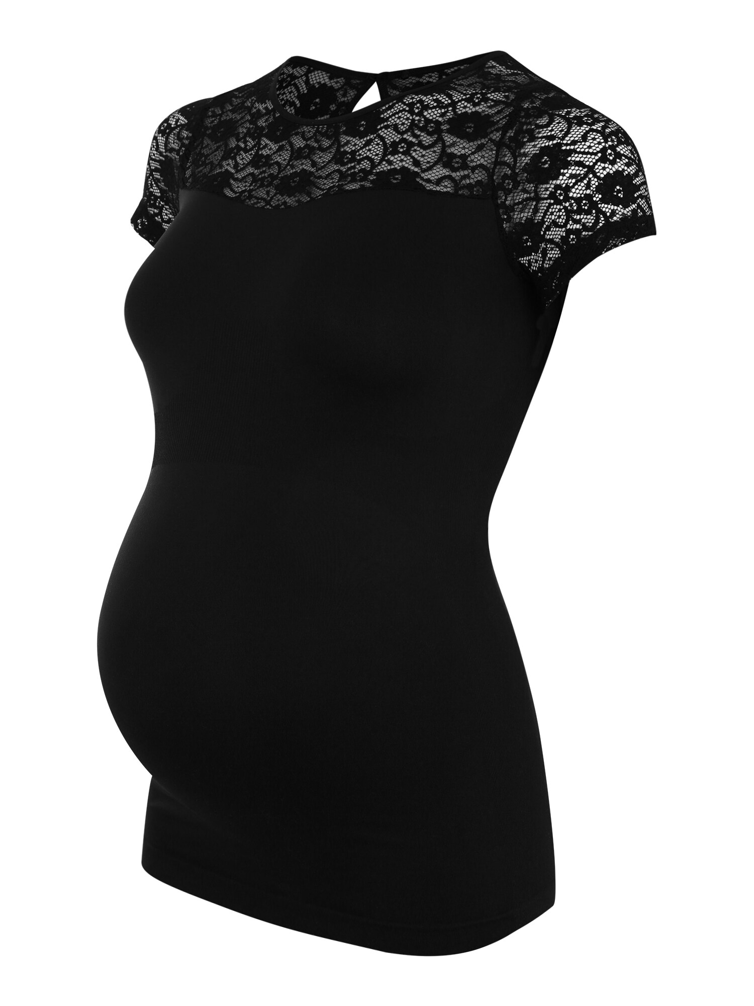 Mamalicious Dames Shirt Heal Zwart mamalicious kopen in de aanbieding