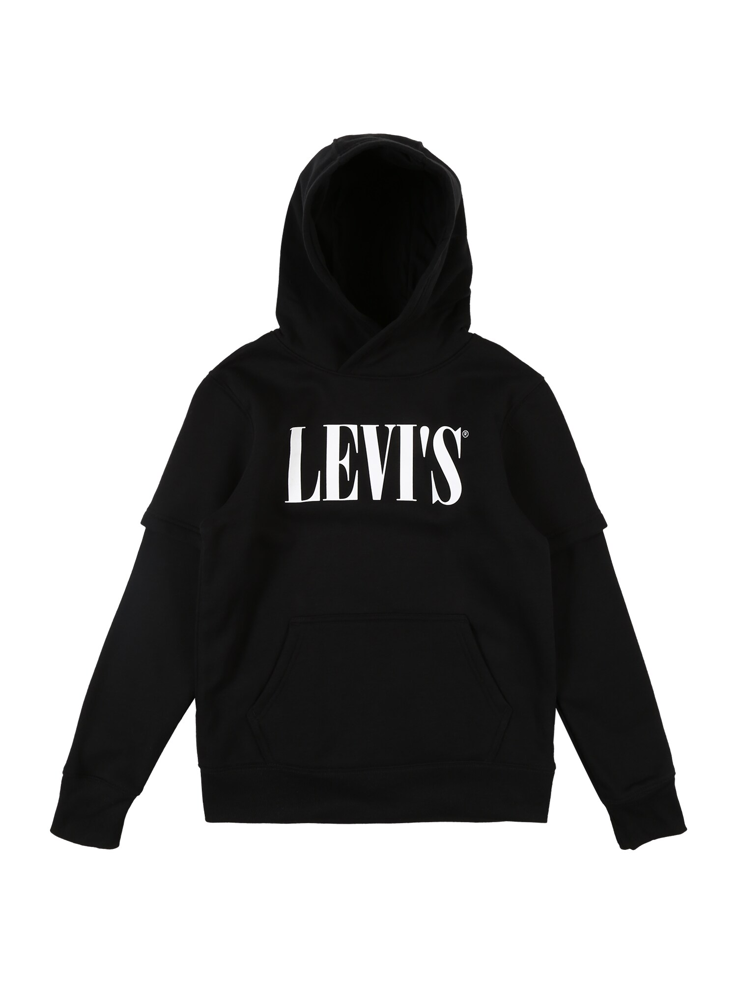 LEVI'S Megztinis be užsegimo  balta / juoda