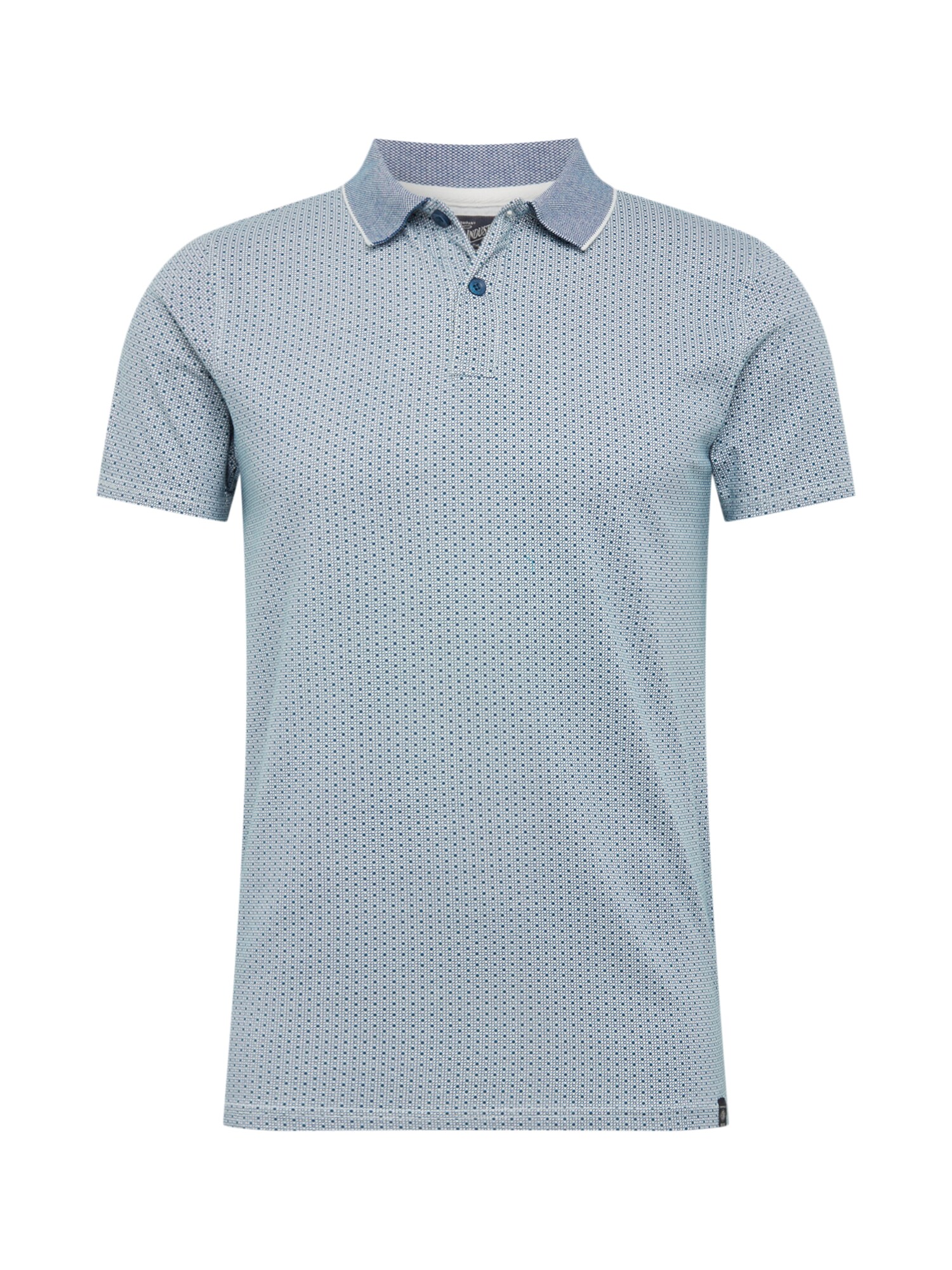 Petrol Industries Heren Shirt Blauw Smoky Blue Wit petrol industries kopen in de aanbieding