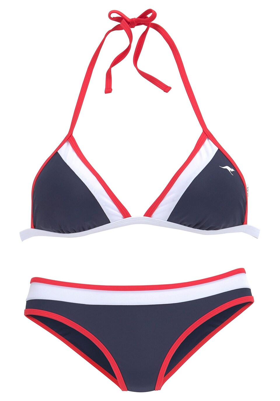 Bikini marinblå / röd