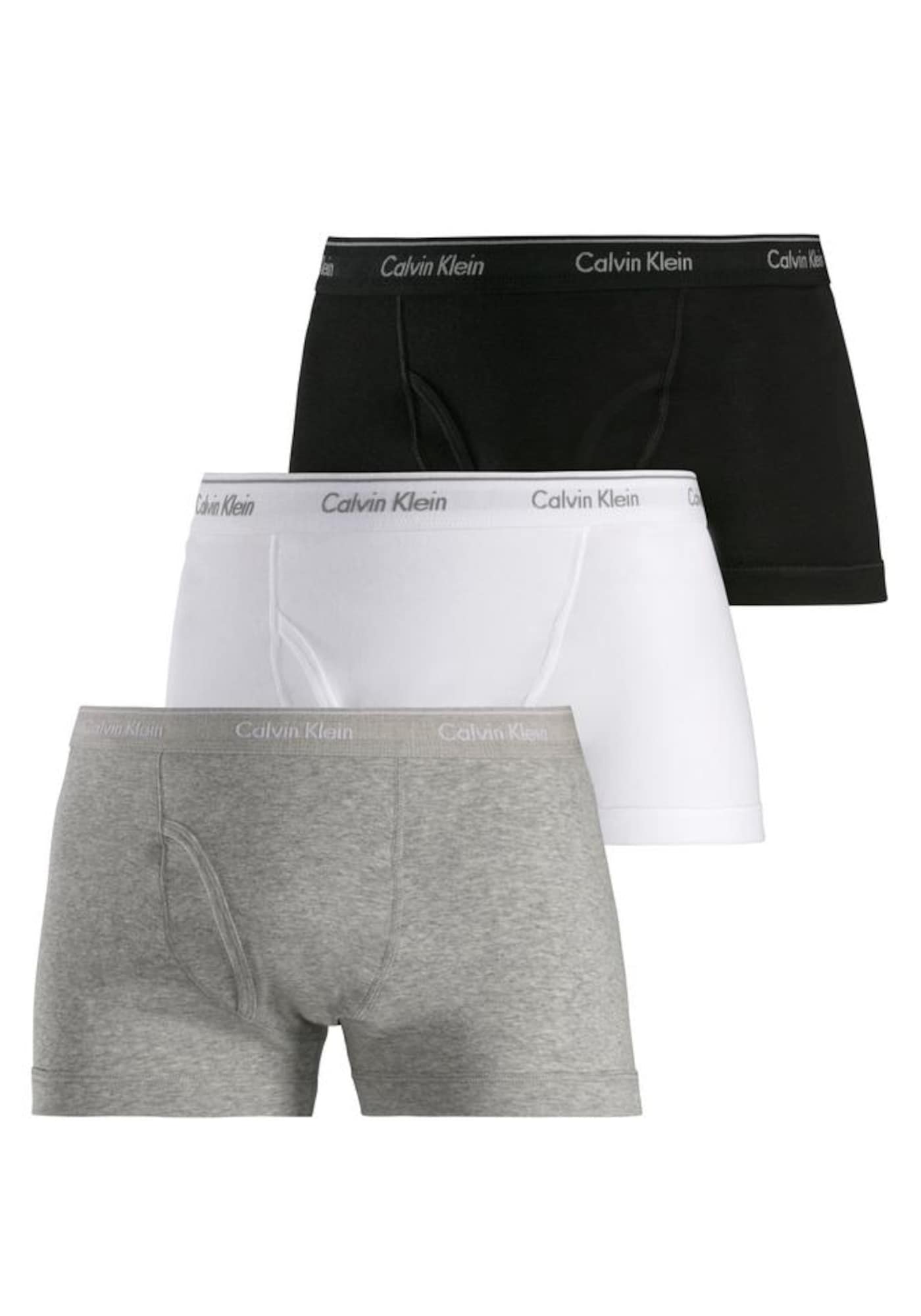Calvin Klein Underwear Boxer trumpikės pilka / juoda / balta