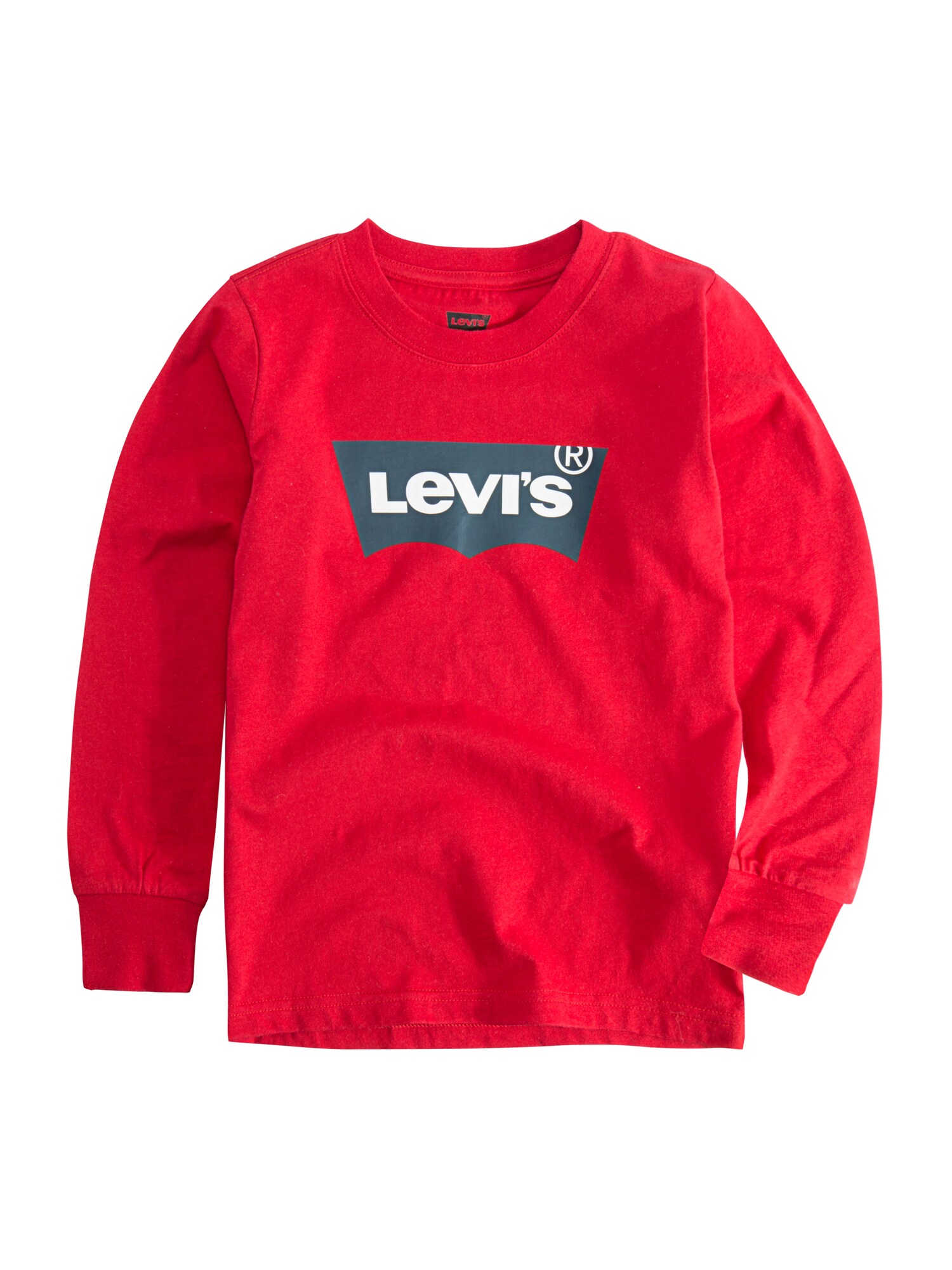 LEVI'S Marškinėliai 'L/S Batwing Tee'  raudona