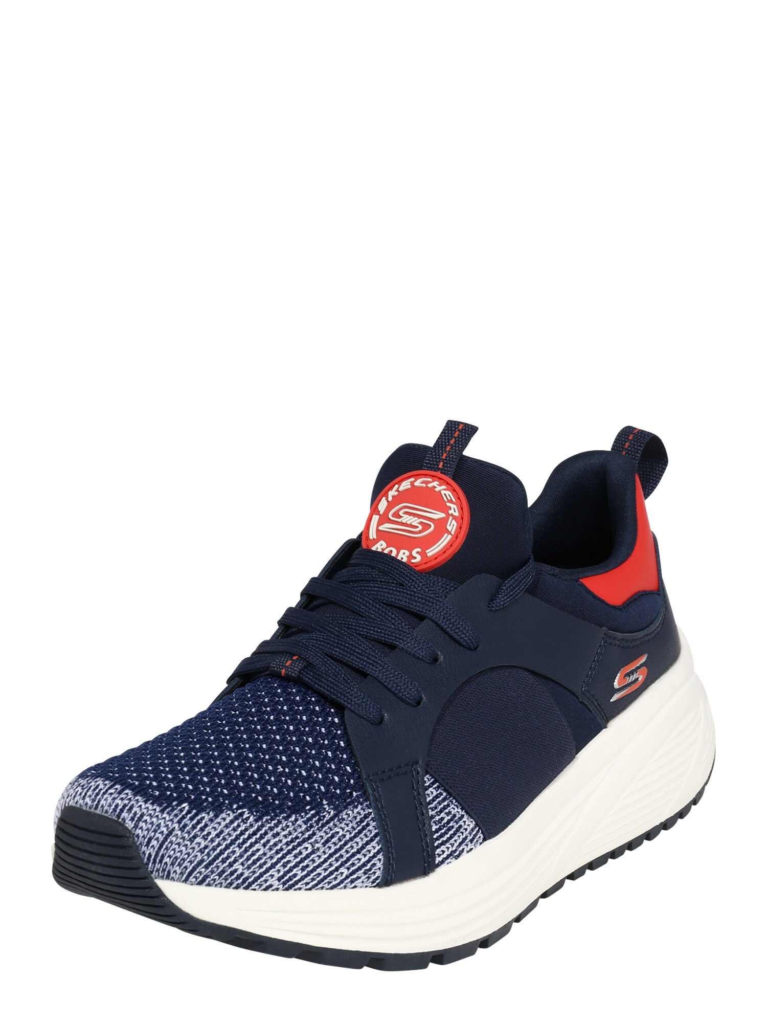 SKECHERS Sportbačiai be auliuko 'Bobs Sparrow 2.0'  oranžinė / tamsiai mėlyna