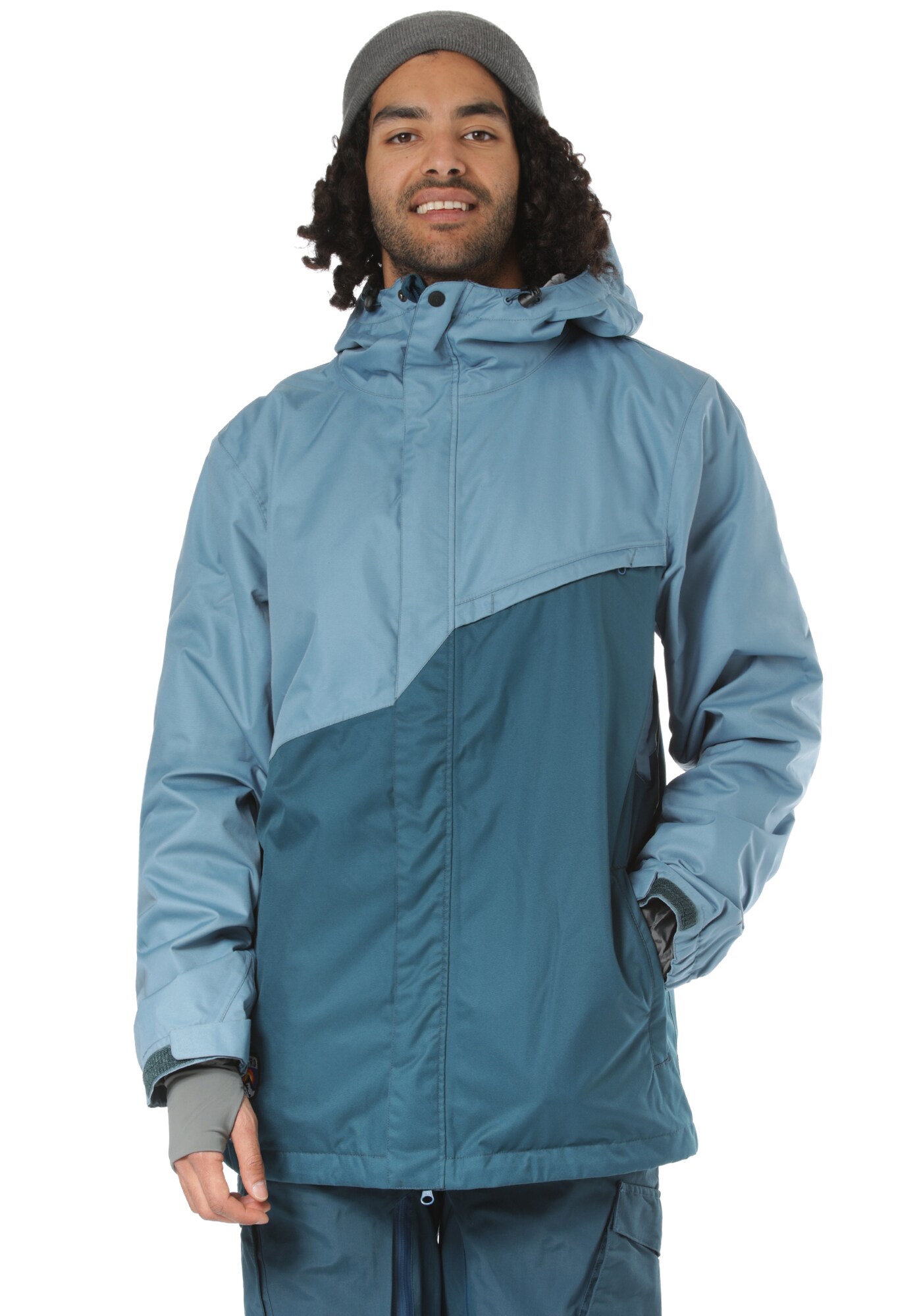 Nitro Heren Outdoorjas Powell Blauw Lichtblauw nitro kopen in de aanbieding
