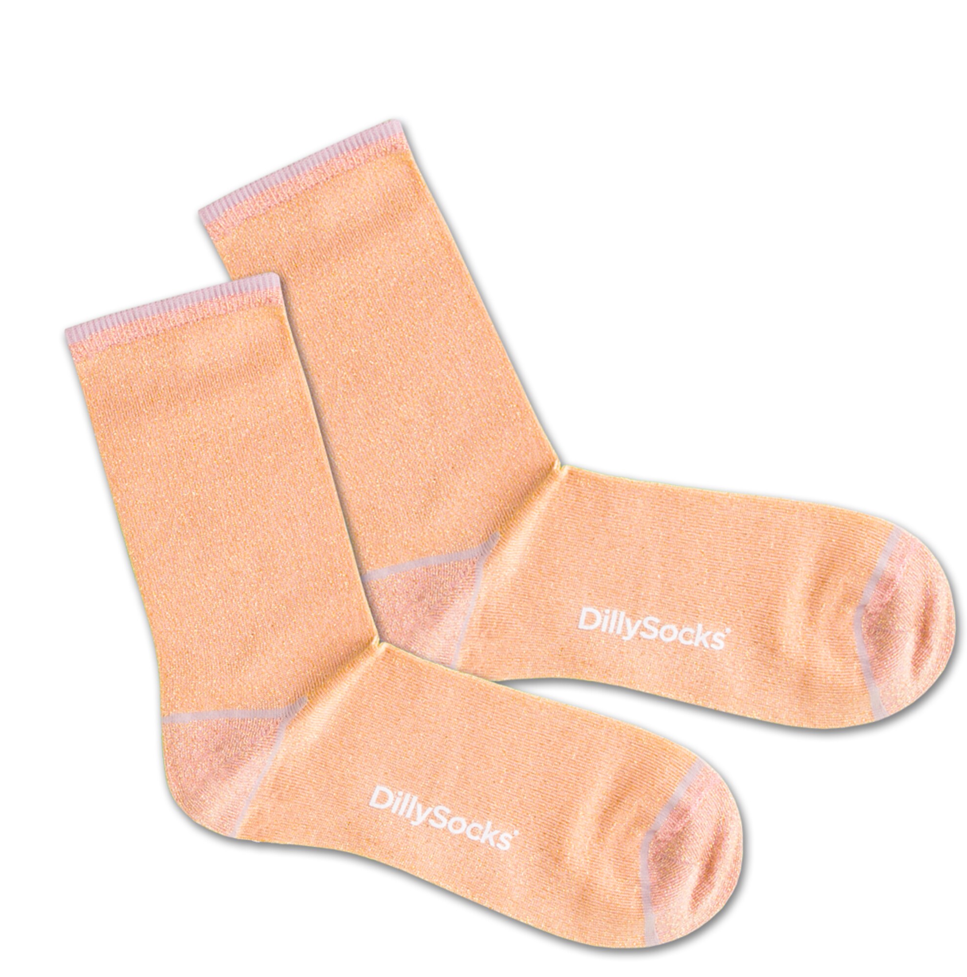 Dillysocks Dames Sokken Sweet Blossom Beige dillysocks kopen in de aanbieding