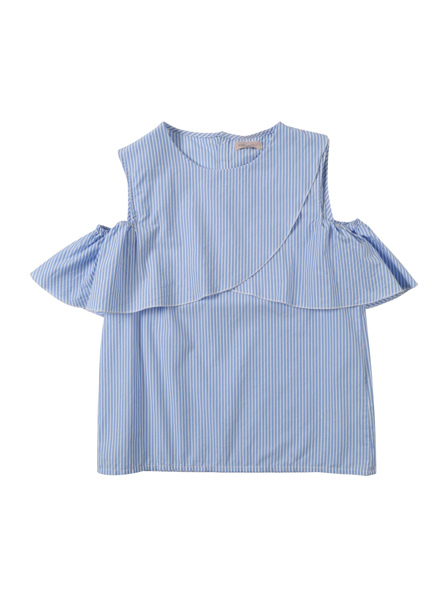 Kids Only Meisjes Top Ada Lichtblauw Wit kids only kopen in de aanbieding