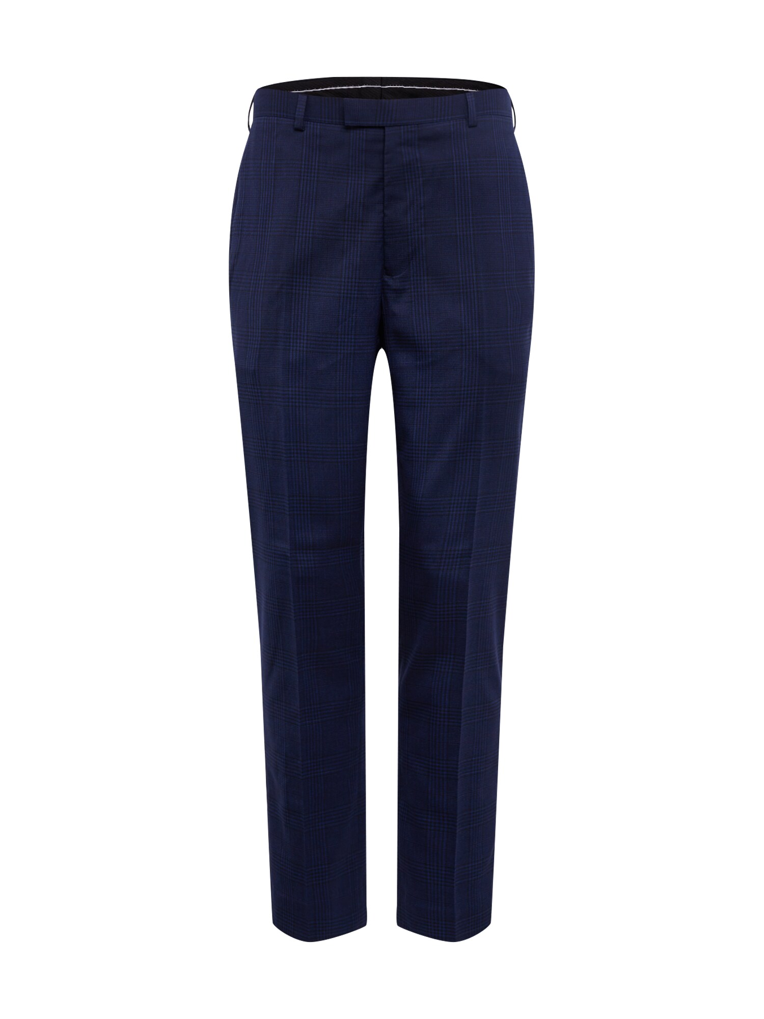 BURTON MENSWEAR LONDON Kelnės su kantu 'NAVY HIGHLIGHT CHECK SKINNY...'  tamsiai mėlyna