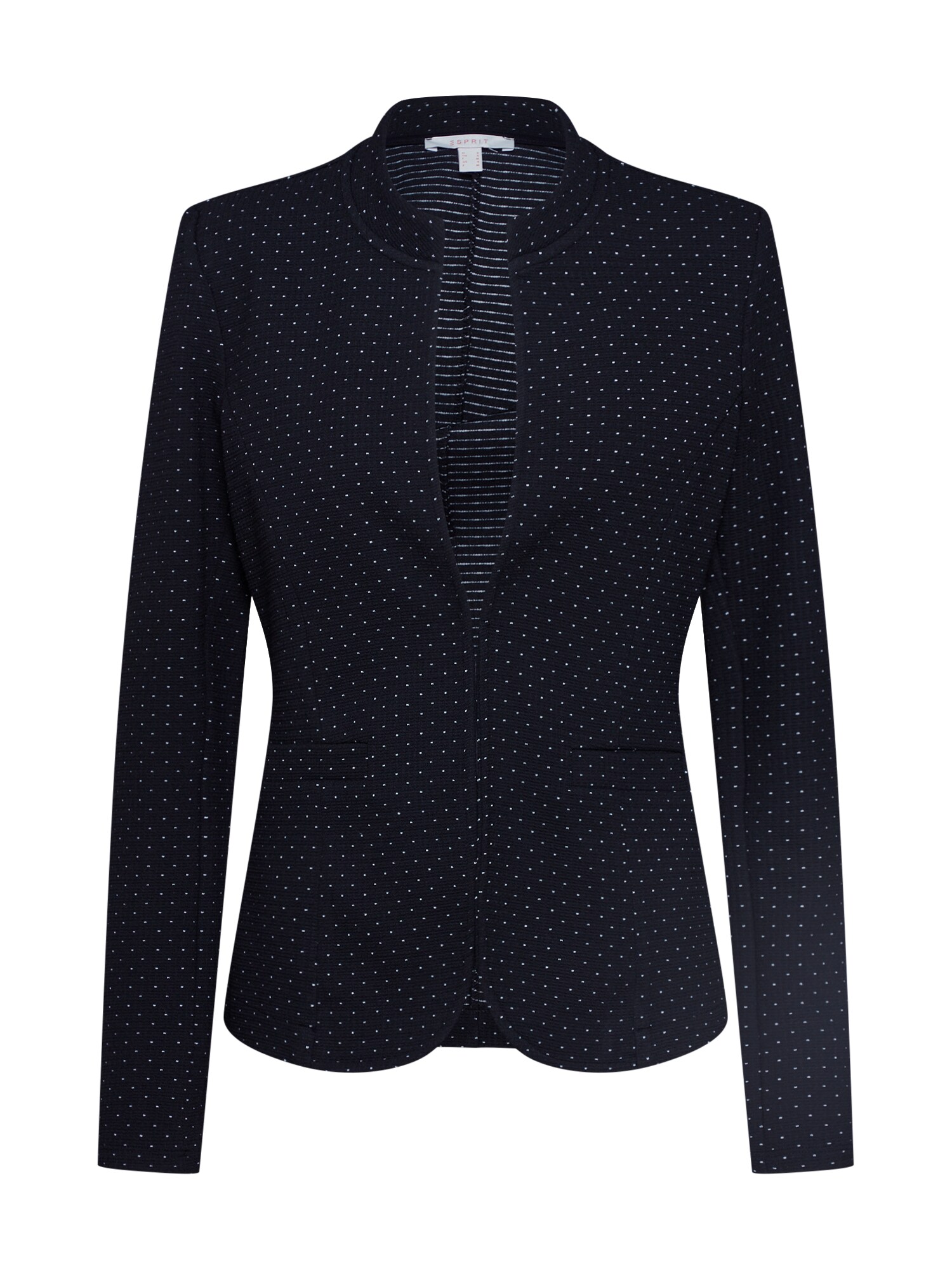 ESPRIT Blazer švarkas  juoda / balta