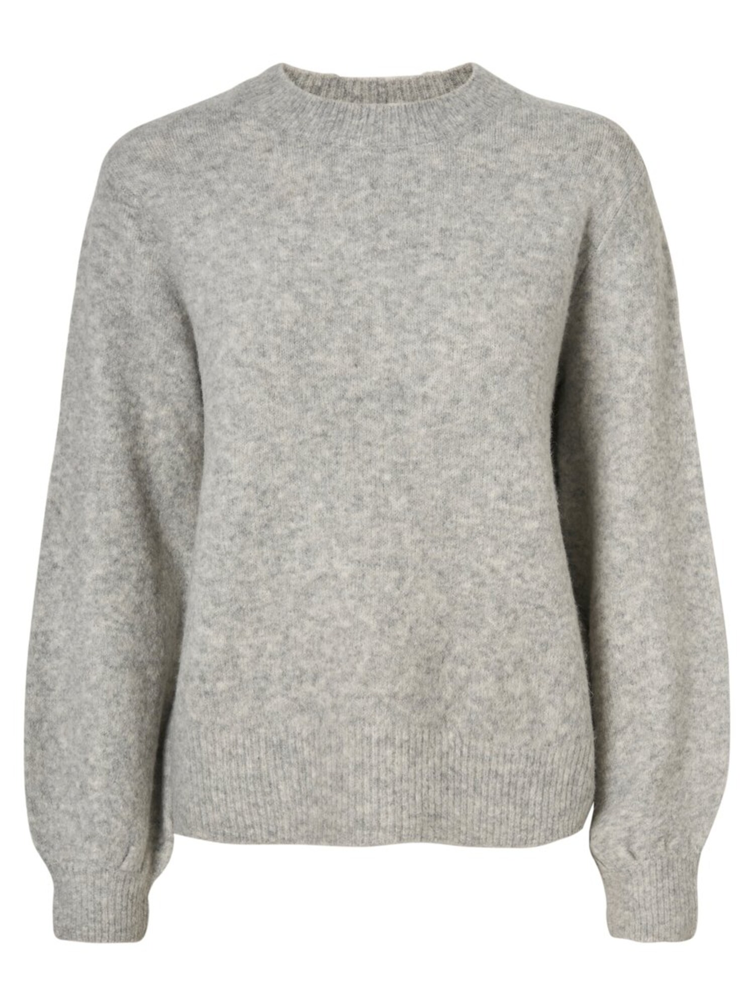 Pieces Dames Trui Grijs Gemeleerd pieces kopen in de aanbieding