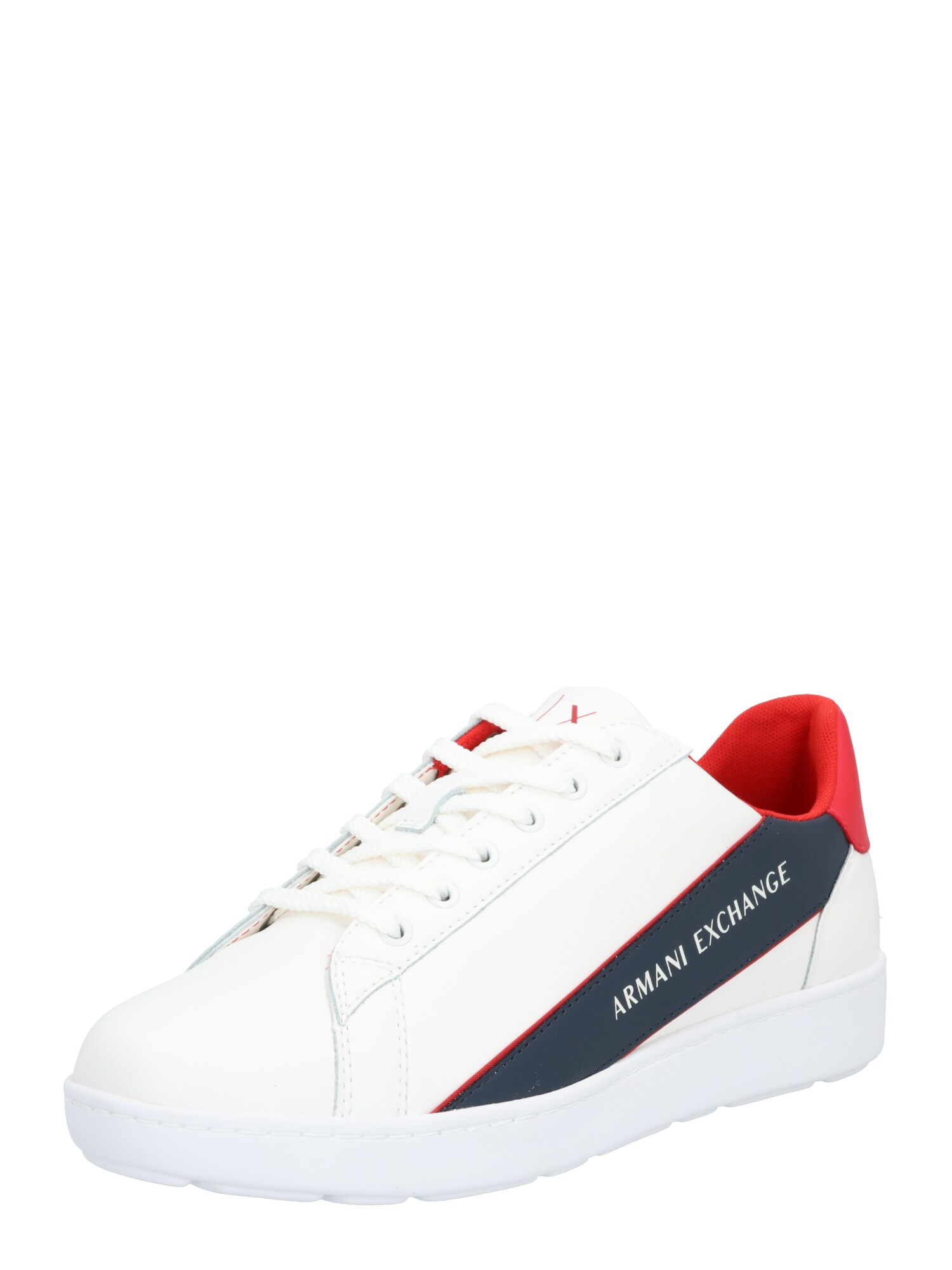 ARMANI EXCHANGE Sportbačiai be auliuko  raudona / balkšva / tamsiai mėlyna