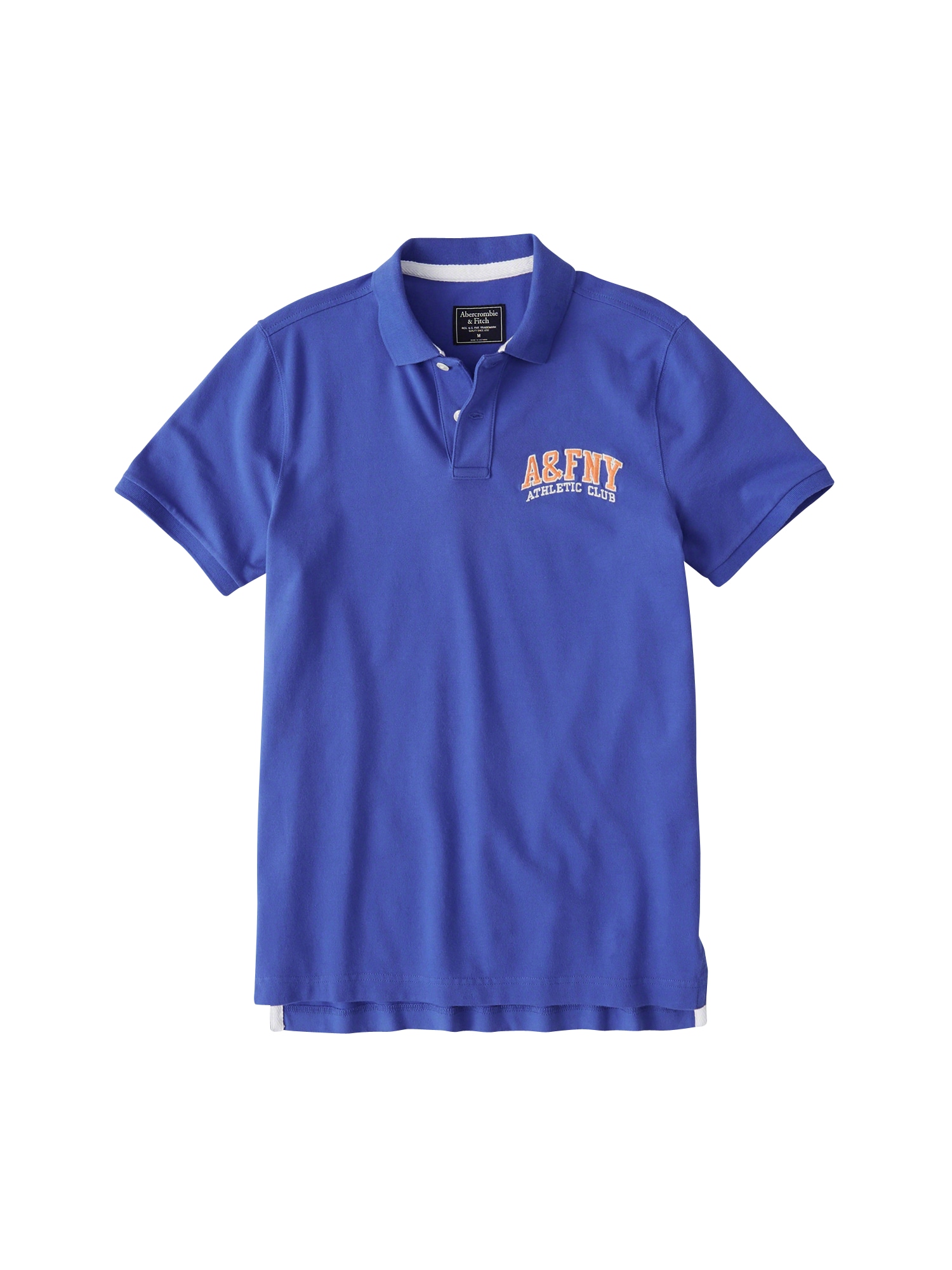 Abercrombie Fitch Heren Shirt Mrktd Polo Blauw abercrombie fitch kopen in de aanbieding