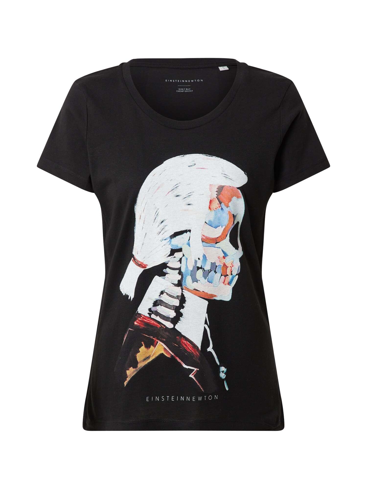 EINSTEIN & NEWTON Marškinėliai 'Fashion Art'  mišrios spalvos / juoda / balta