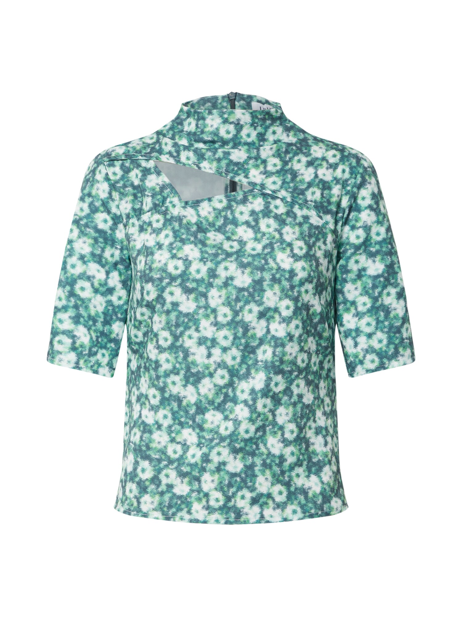 EDITED Marškinėliai 'Josy'  balta / žalia
