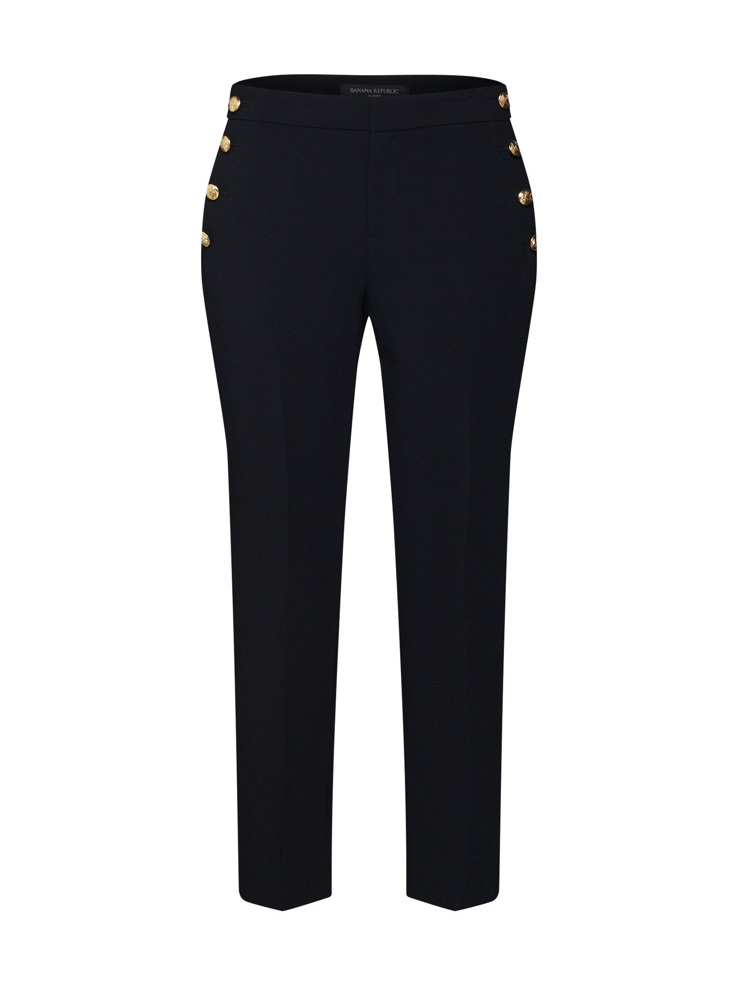 Banana Republic Dames Broek Avery Sailor Crepe Pant Zwart banana republic kopen in de aanbieding