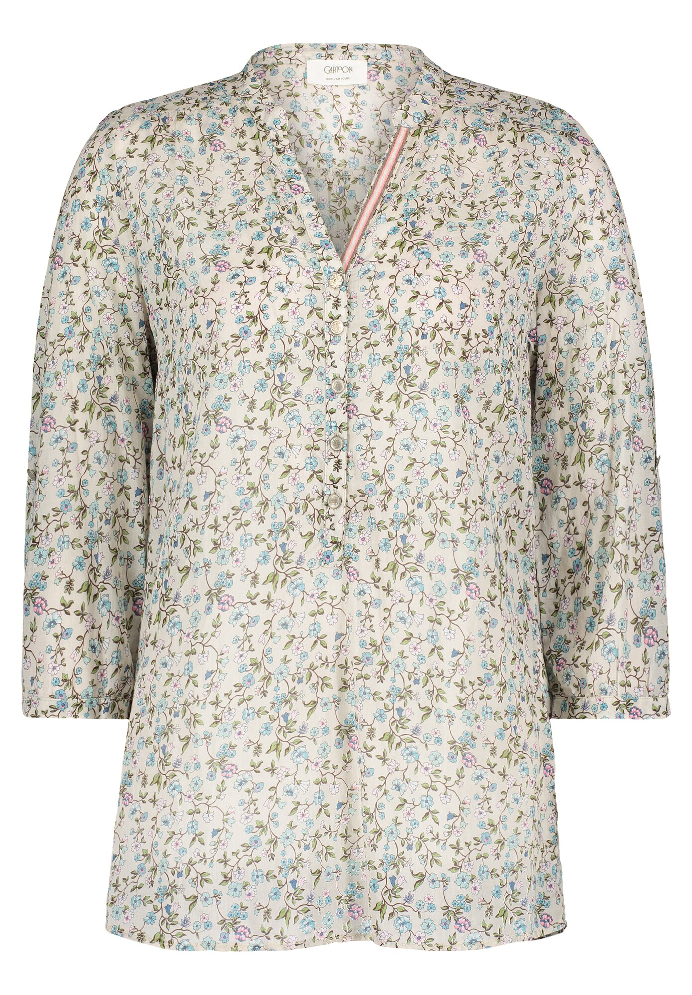 Cartoon Dames Blouse Creme Turquoise Lichtgroen Rosa cartoon kopen in de aanbieding