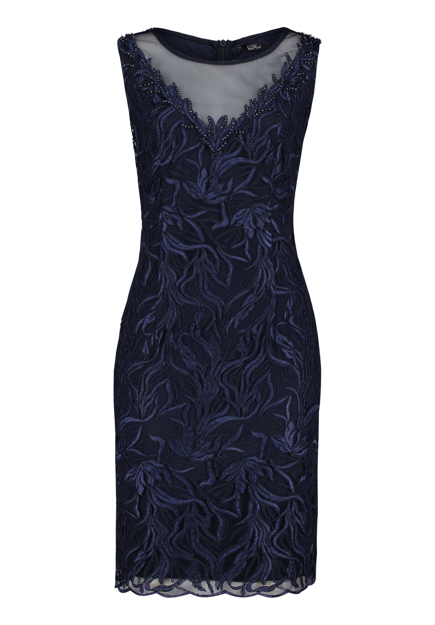 Vera Mont Dames Cocktailjurk Donkerblauw vera mont kopen in de aanbieding