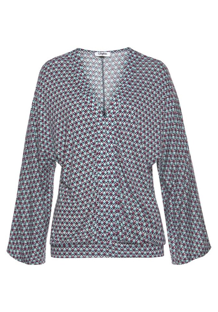 BUFFALO Strandshirt Damen Größe XS/S türkis / rot