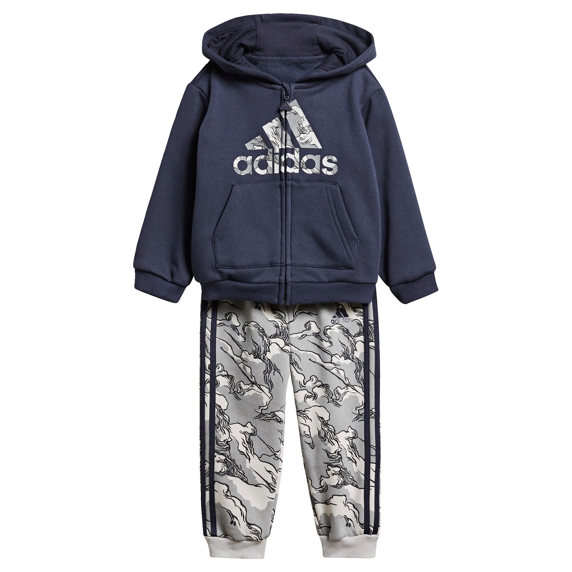 ADIDAS PERFORMANCE Sportinis kostiumas  tamsiai mėlyna / šviesiai pilka