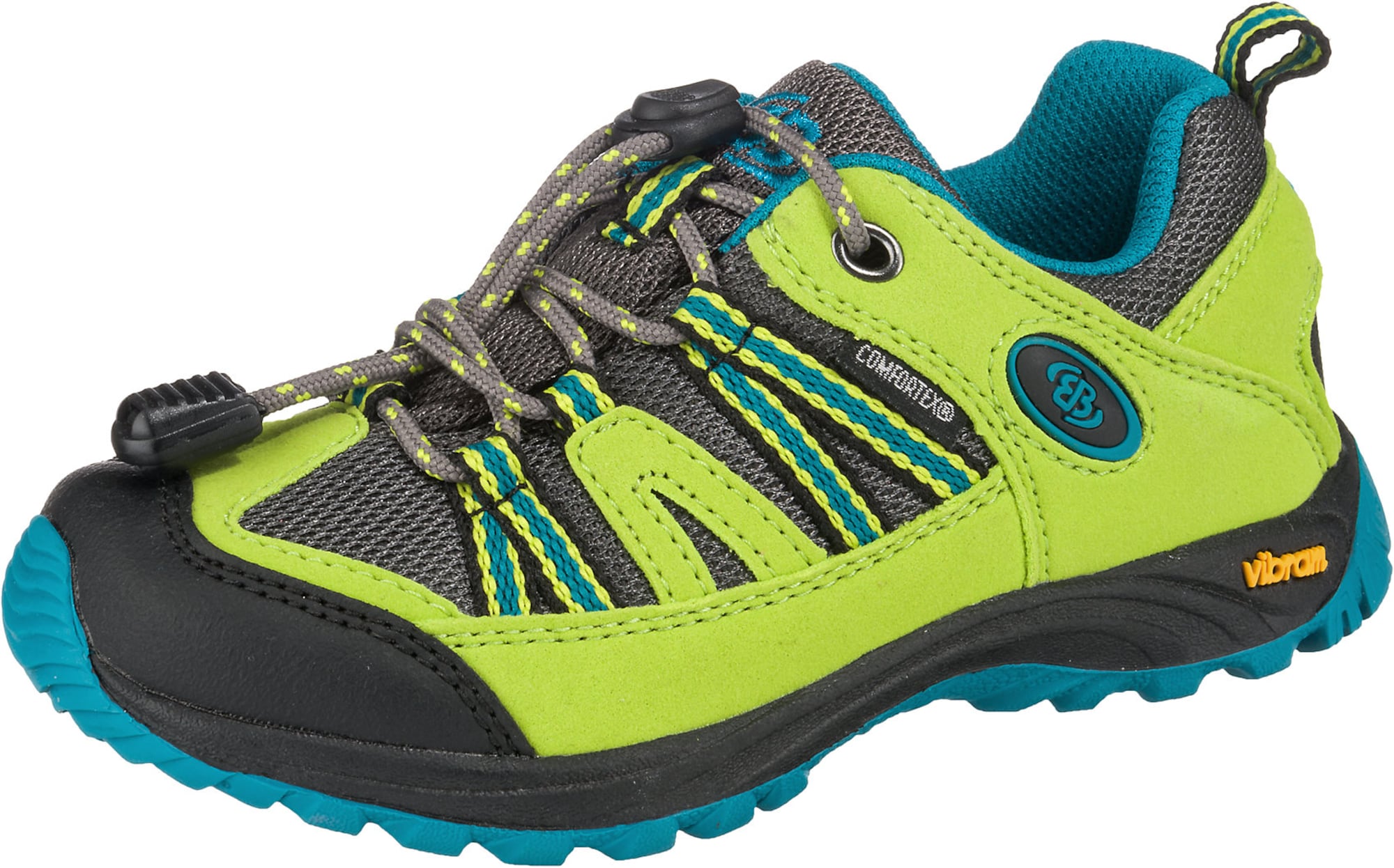 Brütting Outdoorschuh 'Ohio' blau / dunkelgrau / apfel