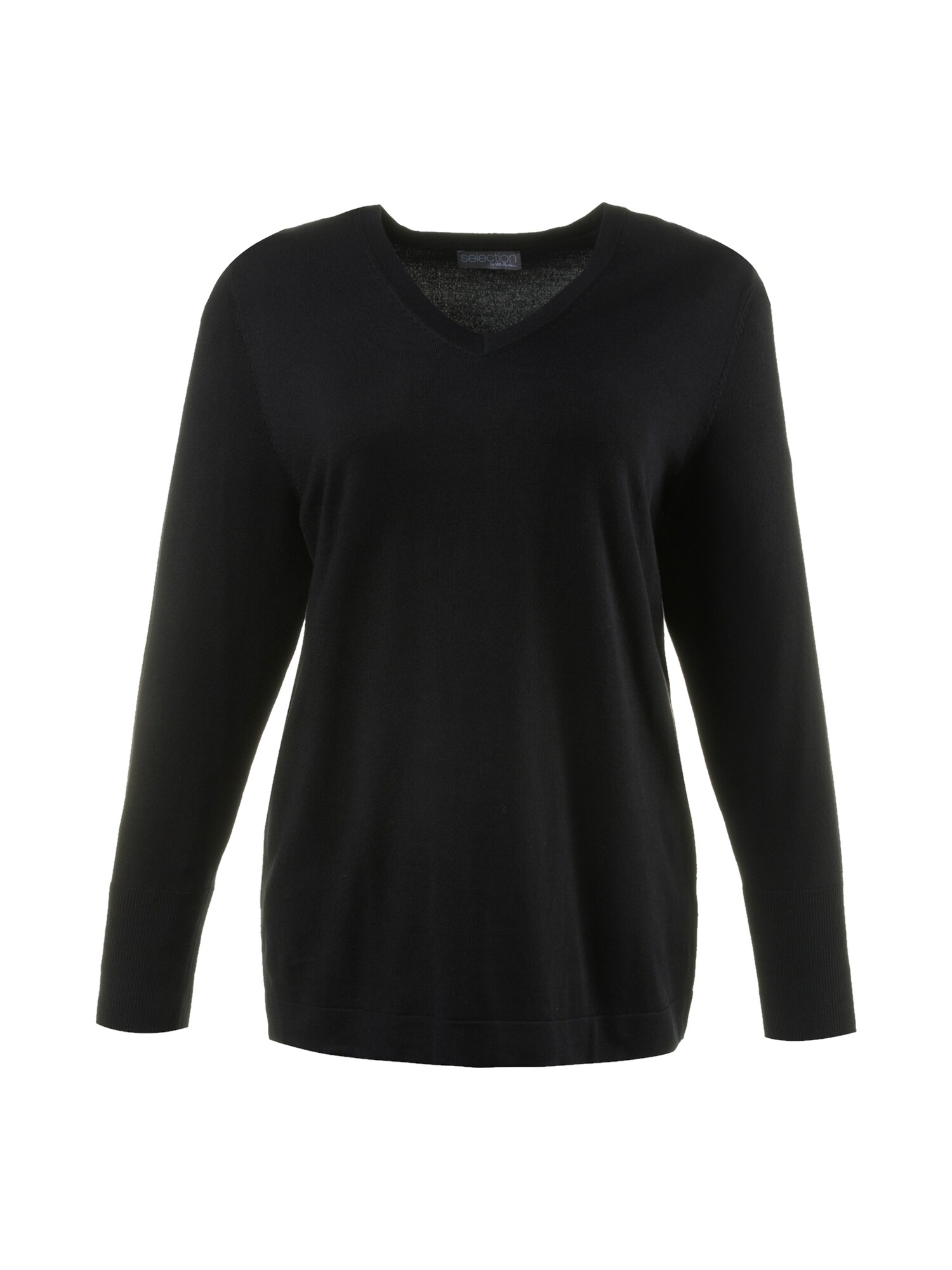 Ulla Popken Dames Trui Zwart ulla popken kopen in de aanbieding