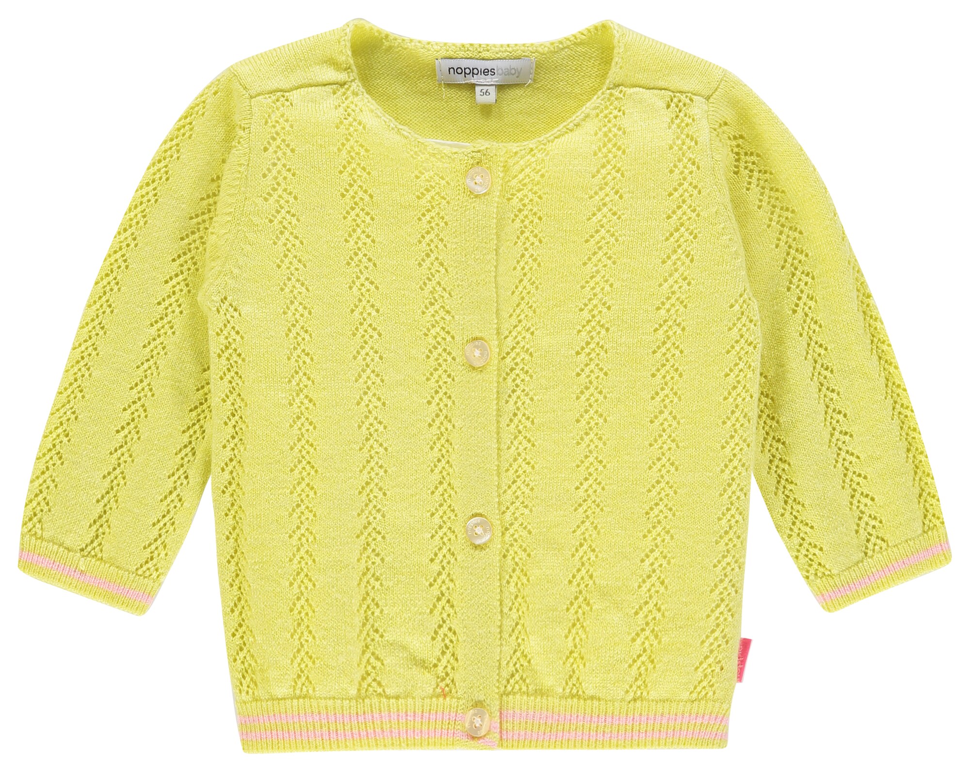 Noppies Meisjes Gebreid Vest Solvay Geel noppies kopen in de aanbieding