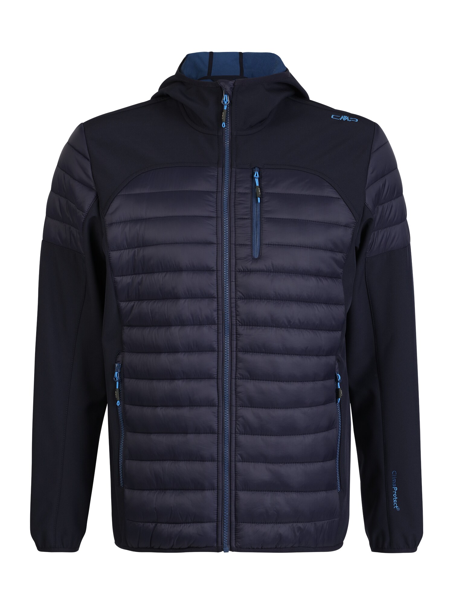 Cmp Heren Sportjas Fix Hood Hybrid Marine cmp kopen in de aanbieding