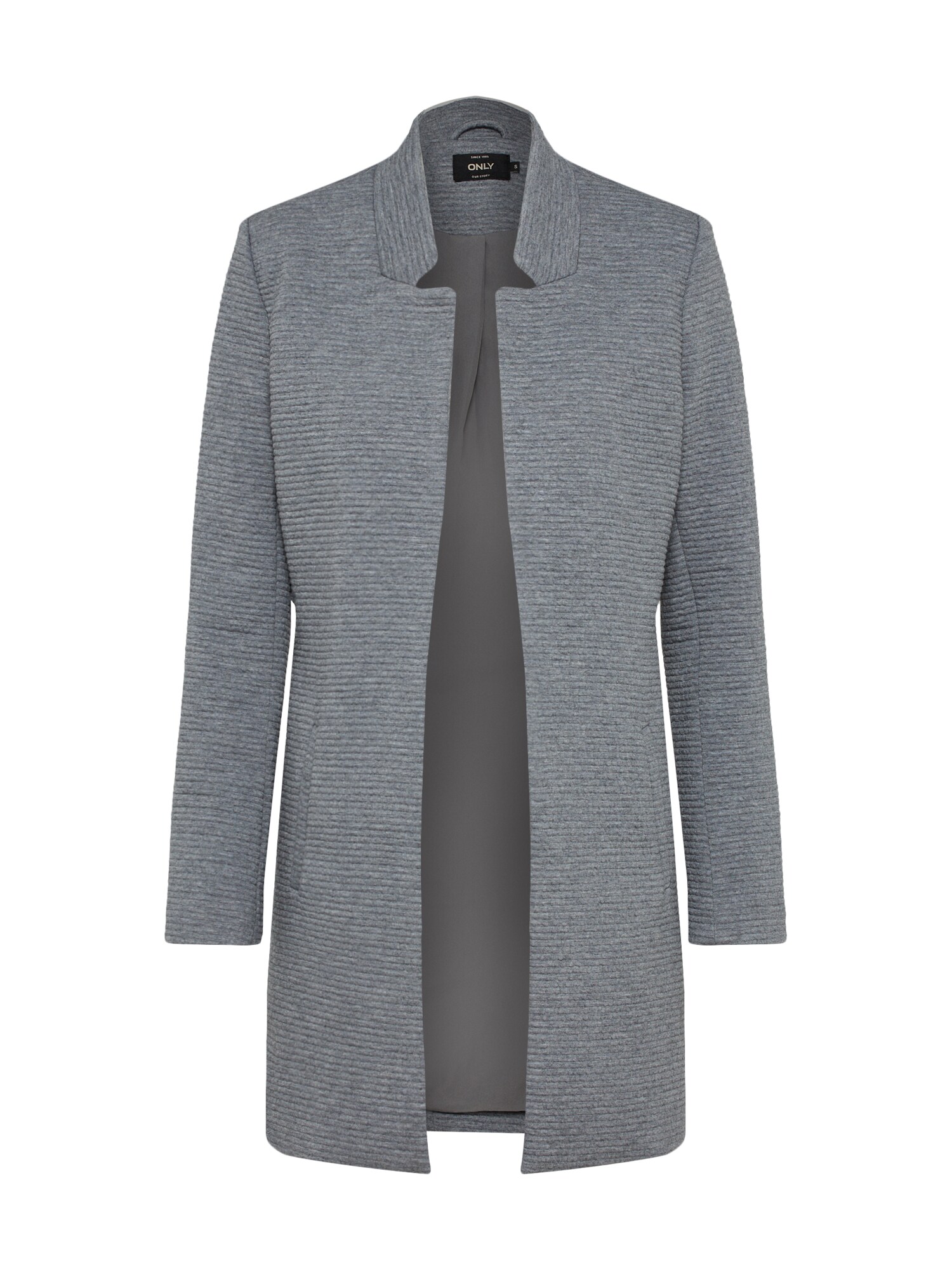 Only Dames Tussenmantel Grijs Gemeleerd only kopen in de aanbieding