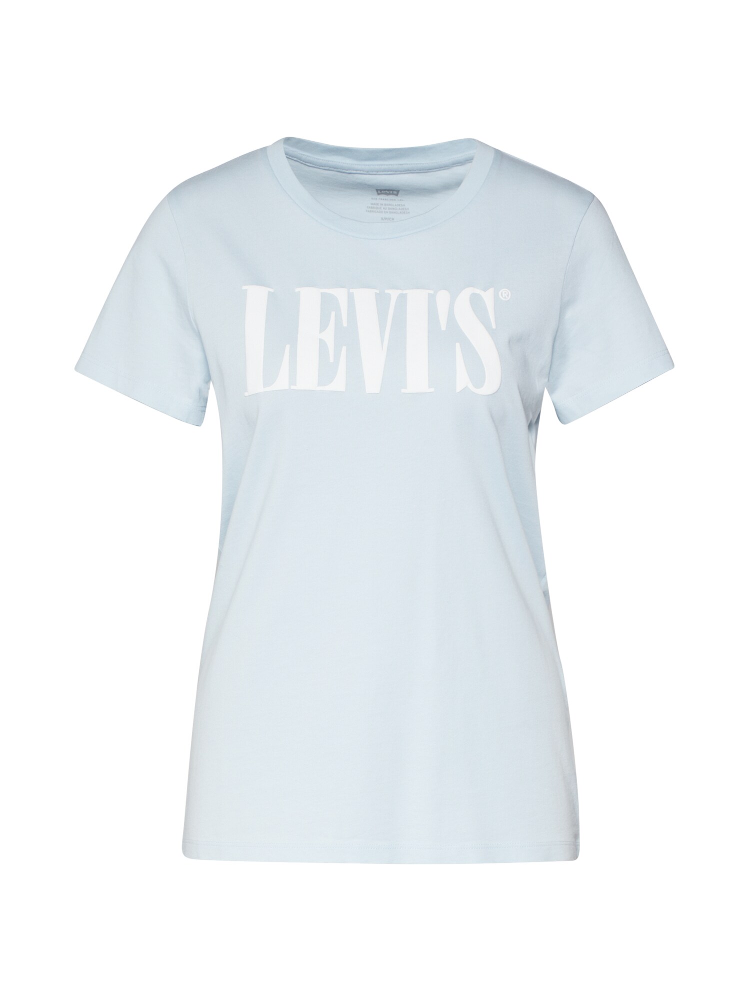 LEVI'S Marškinėliai 'THE PERFECT TEE'  šviesiai mėlyna / balta