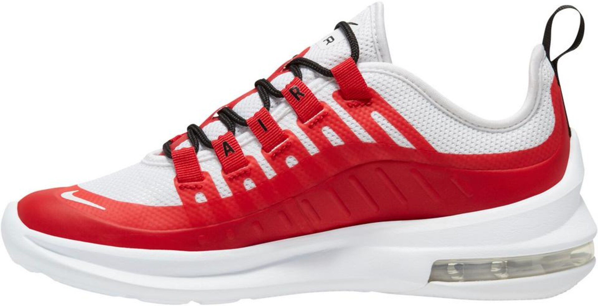Nike Sportswear Sportbačiai 'Air Max Axis'  juoda / raudona / balta