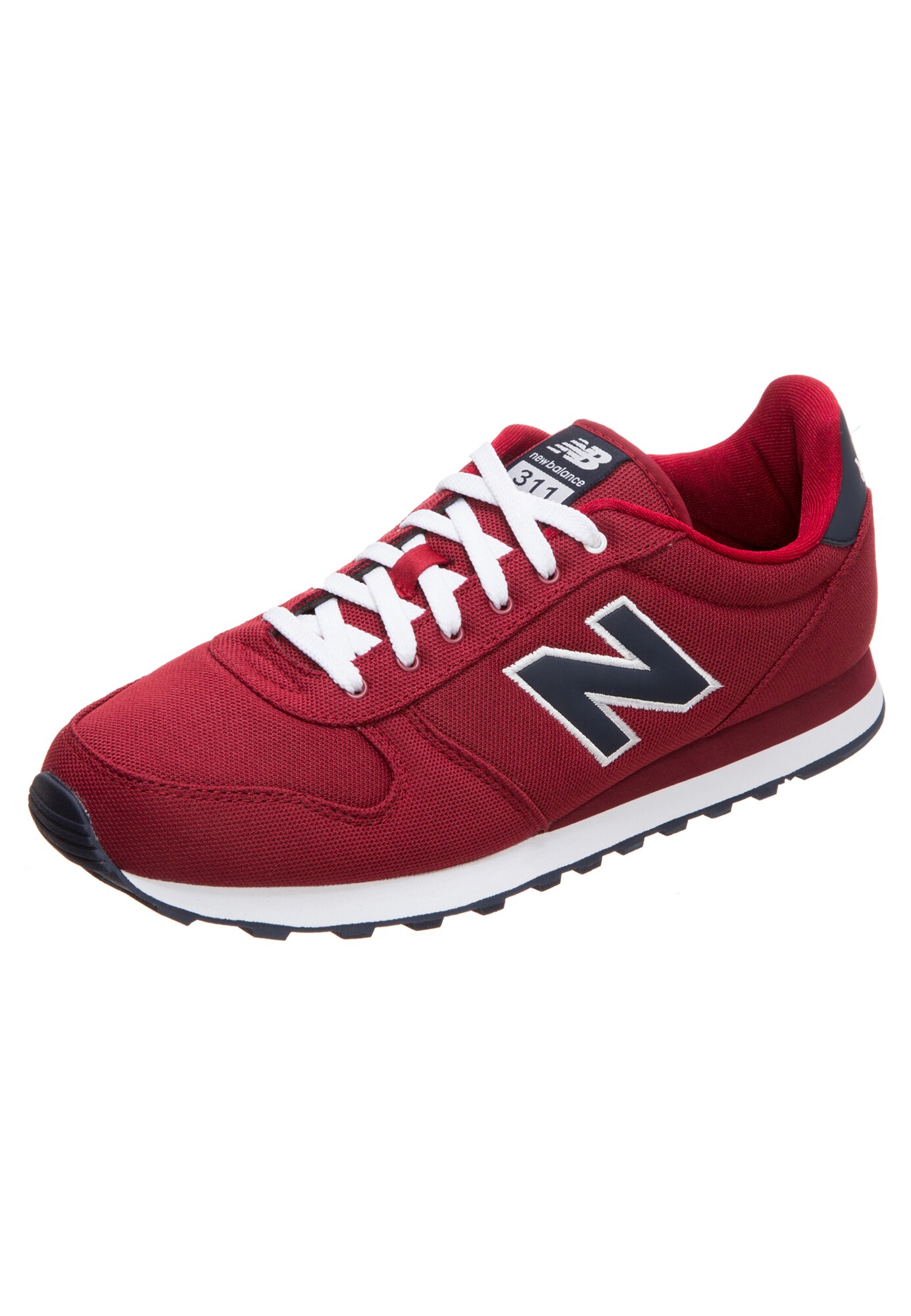 New Balance Heren Sneakers Laag Ml311 Navy Rood Wit new balance kopen in de aanbieding
