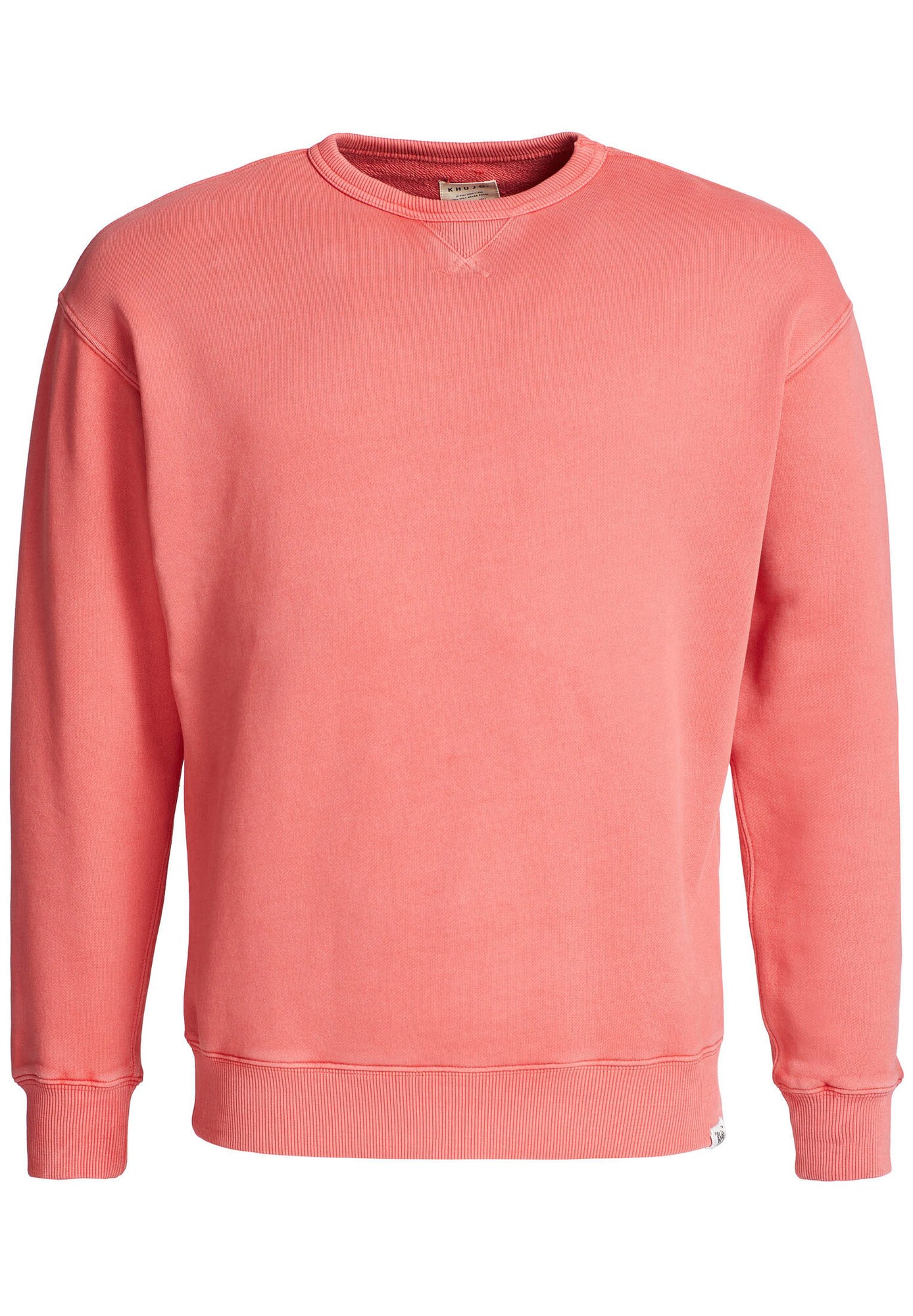 Khujo Heren Sweatshirt Nekfe Rood khujo kopen in de aanbieding